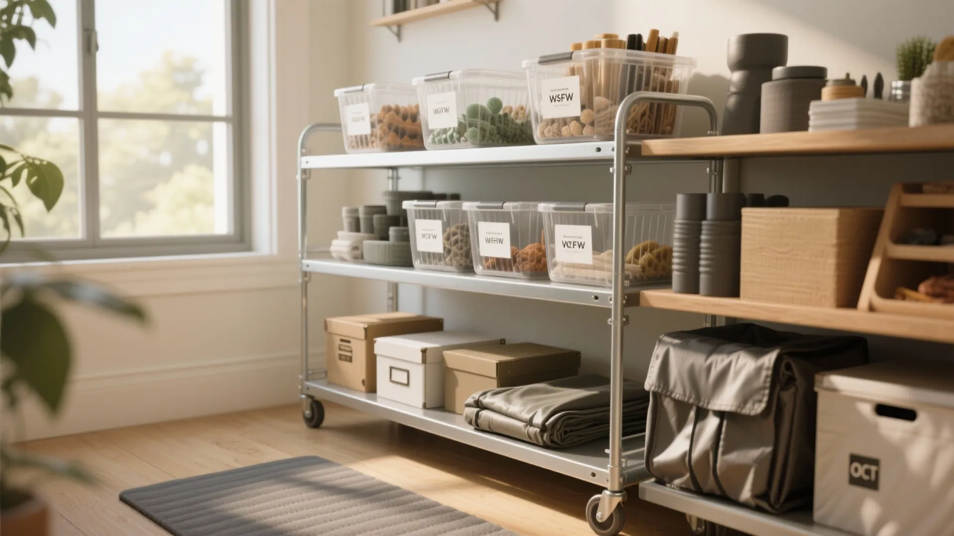 4. Sensory Cart on Wheels