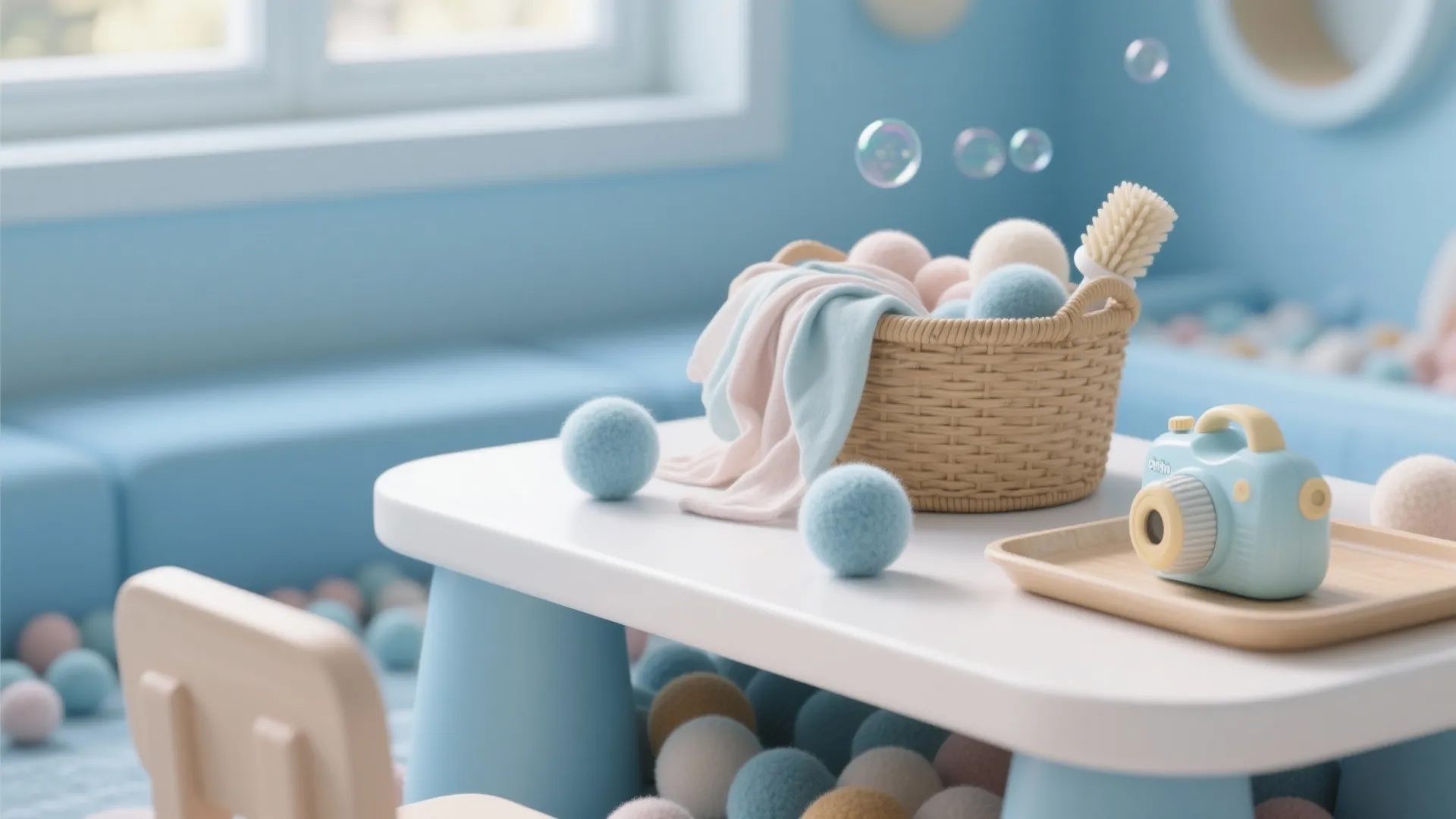 Sensory Stations: Bubbles, Texture, and Gentle Music