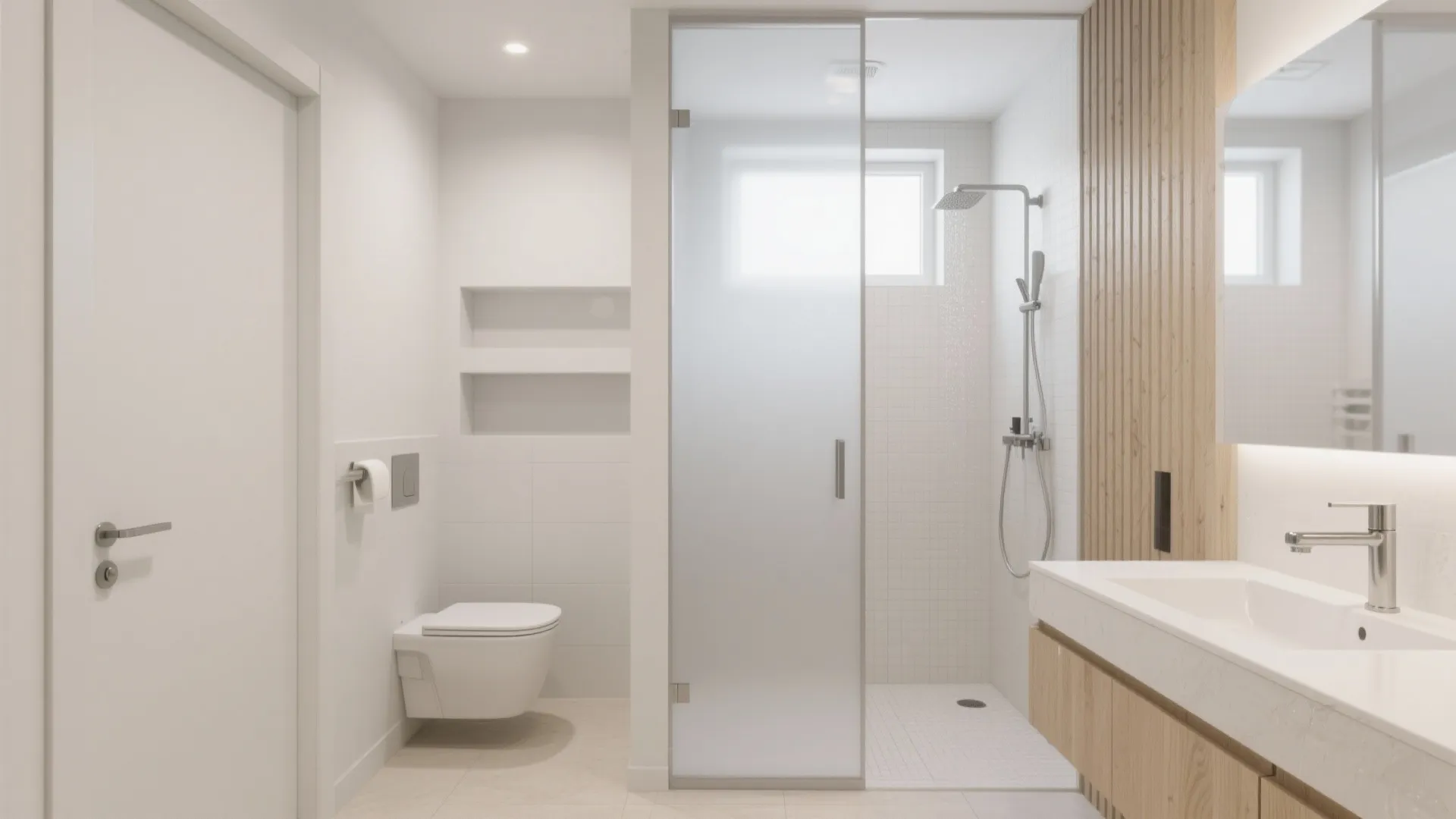 Separate toilet and bathroom design: 5 smart ideas