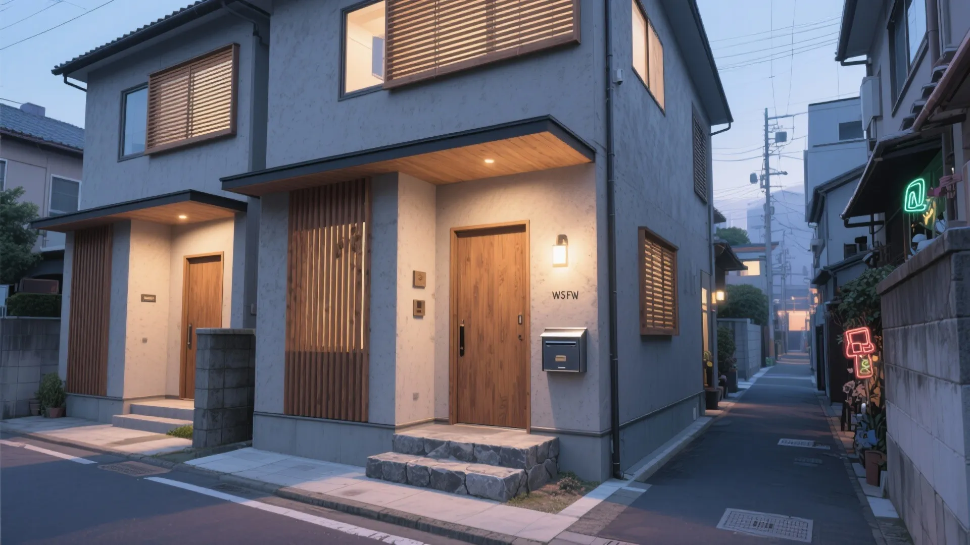 Tips 1: エントランスを分けて暮らしを守る（日本都市の完全分離の基本）