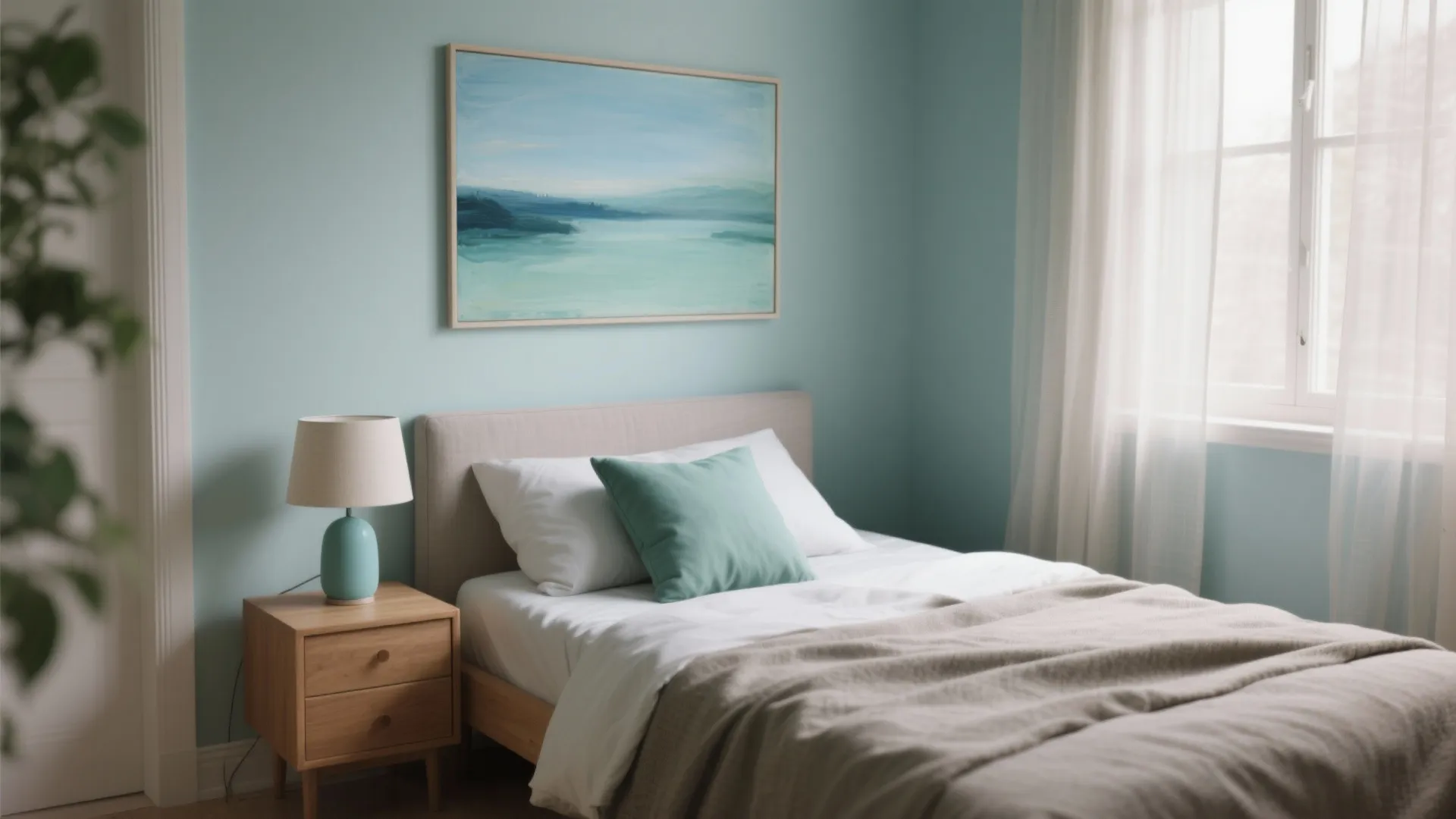 2. Serene color studies to enhance sleep