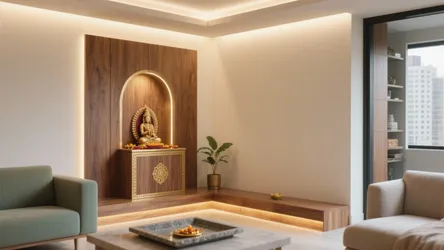 5 pooja room design small ideas for compact homes