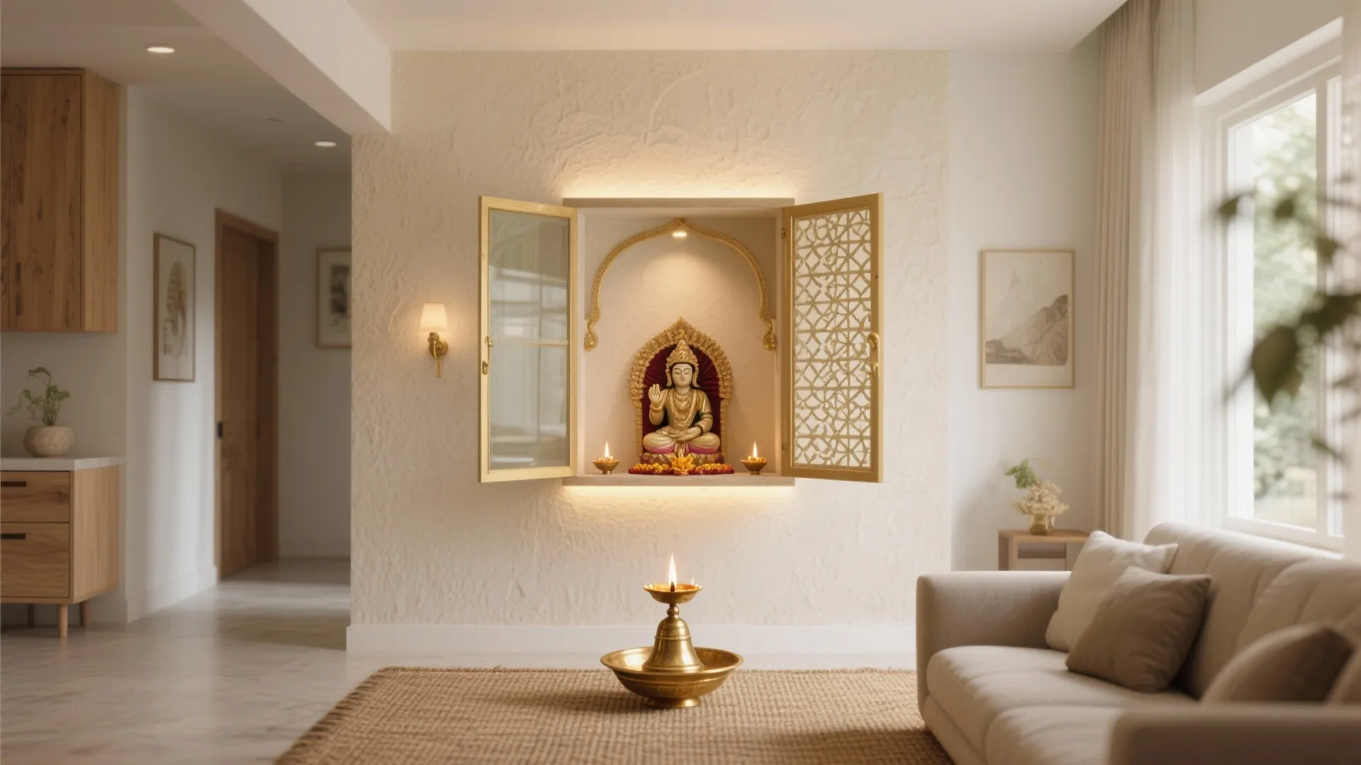 5 Small Pooja Room Decoration Ideas That Shine: A senior interior designer’s guide to small-space pooja décor: 5 practical, serene, and budget-smart ideas
