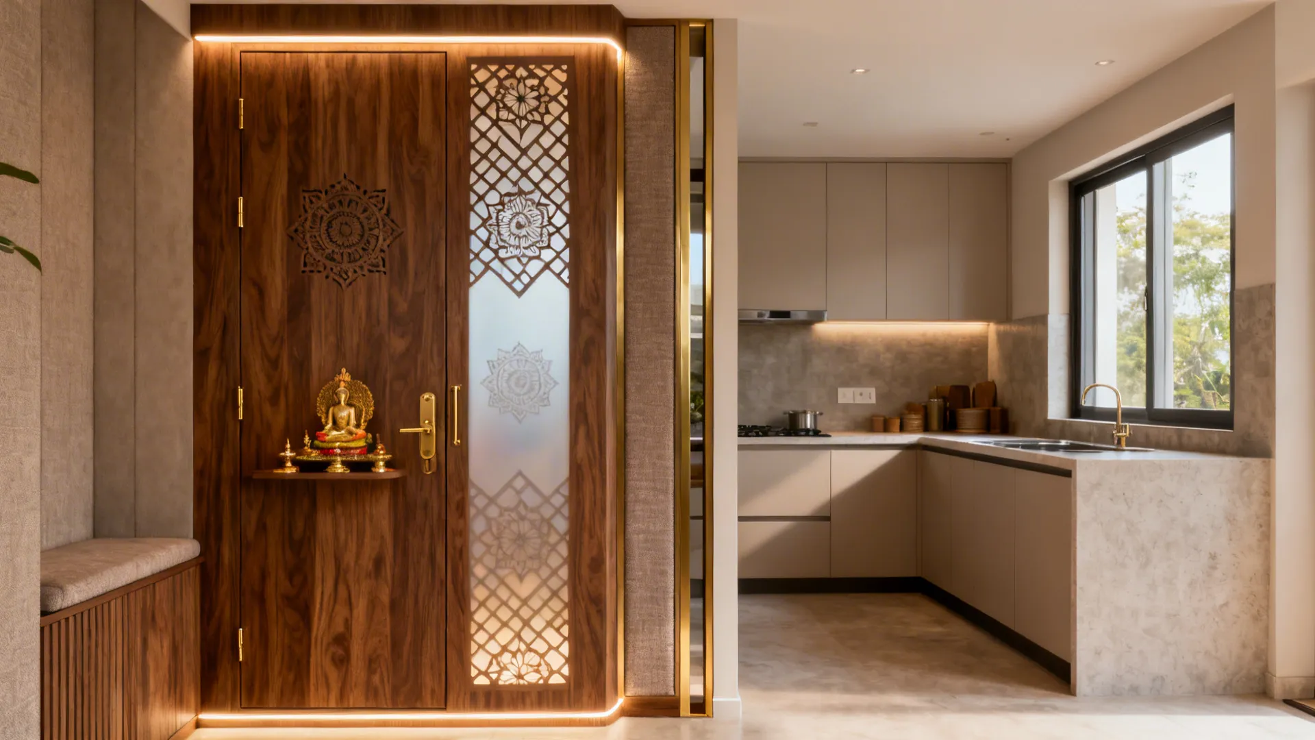 5 CNC Cutting Design Ideas for Pooja Room Door