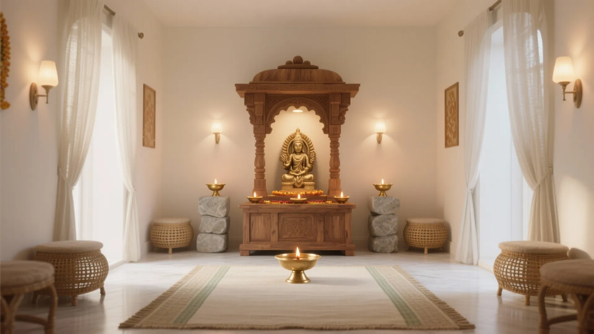 Pooja Room Wall Paint Ideas: Transform Your Sacred Space: Fast-Track Guide to Stunning Pooja Room Wall Paint in Under 1 Minute