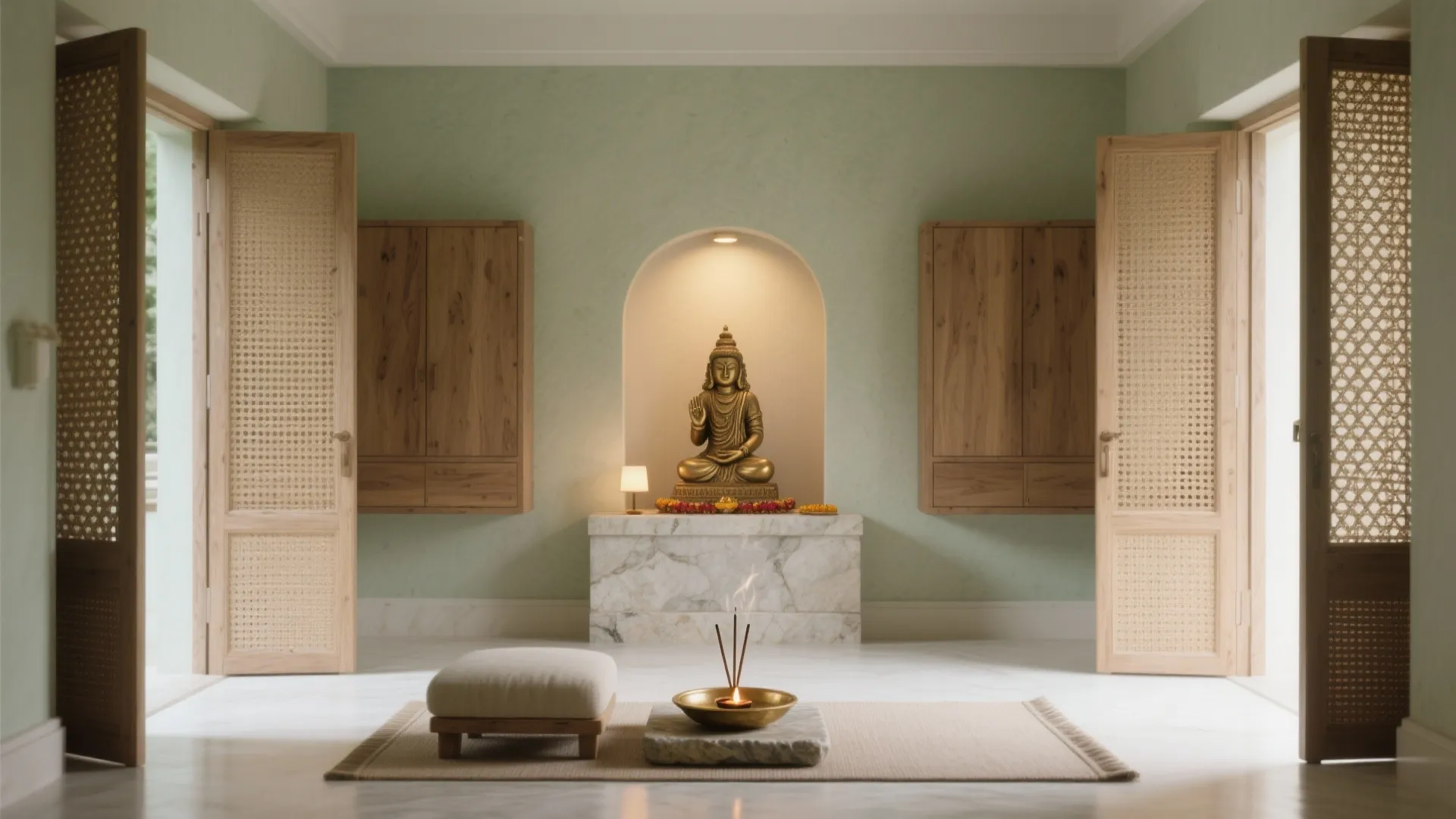 Simple Pooja Room Designs: Transform Your Sacred Space Easily: 1 Minute to Upgrade Your Pooja Room—Fast-Track Design Solutions