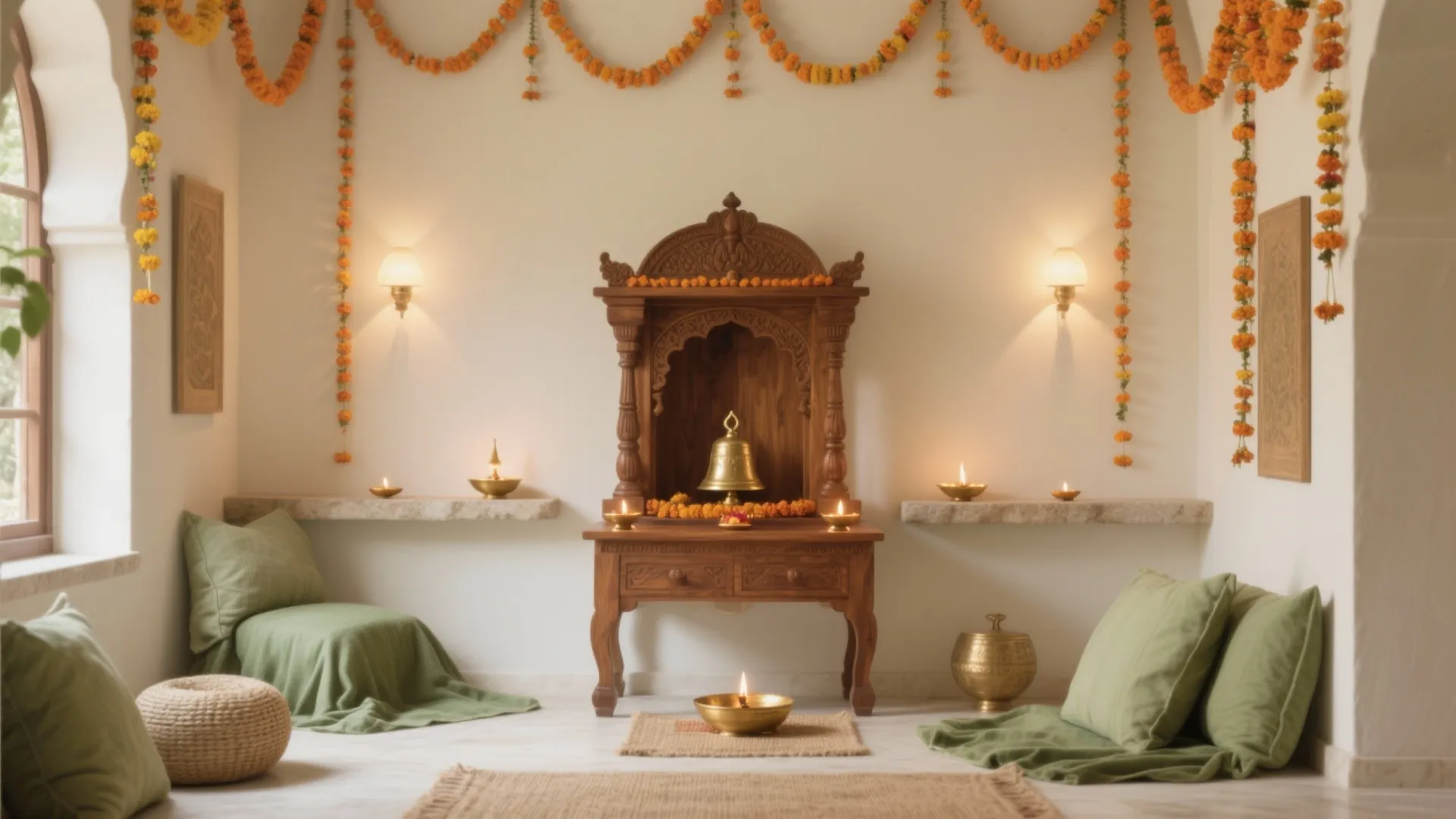 Pooja Room Feels Dark? Try These Paint Colors
