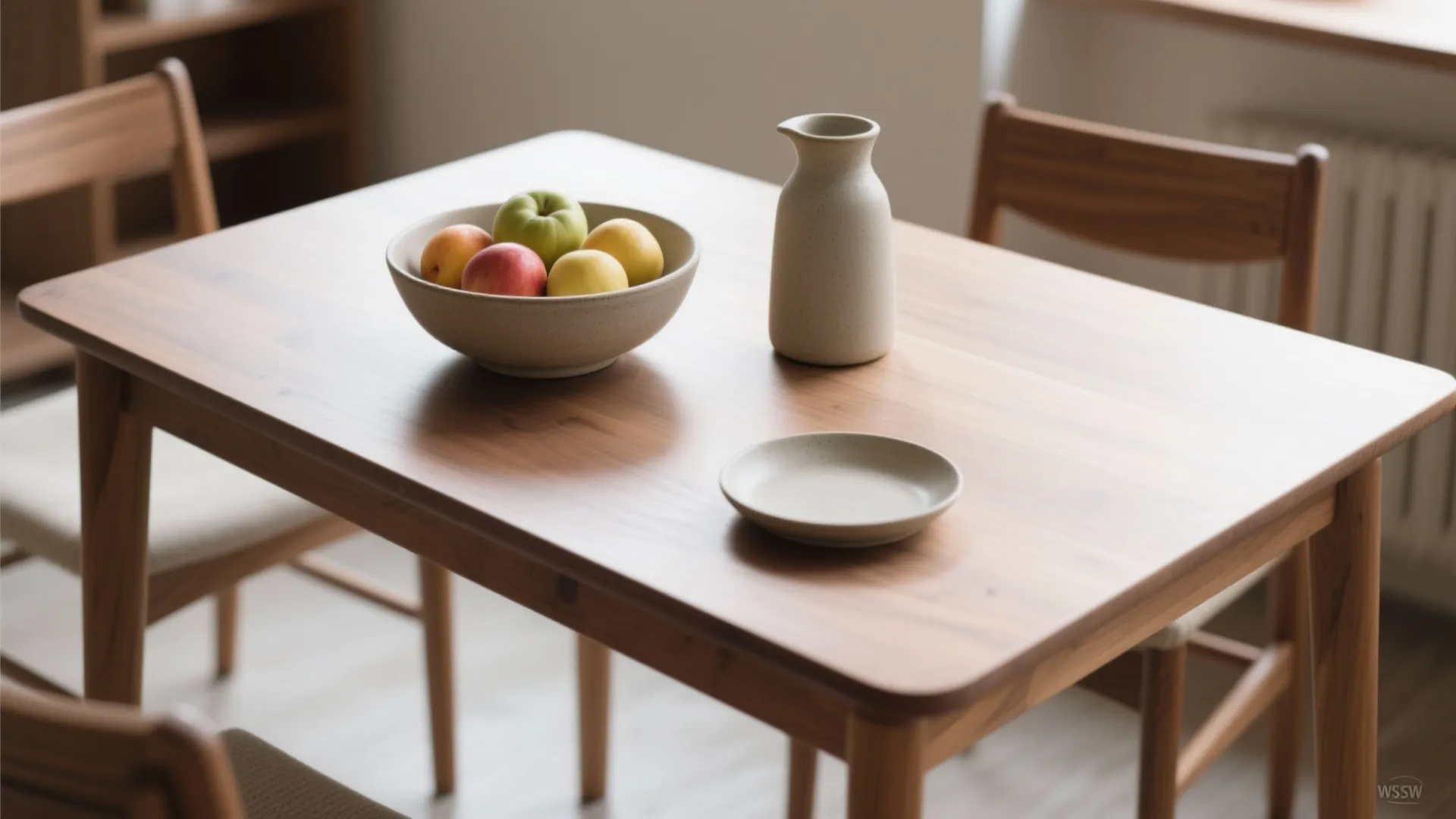 4) Low Profile Serveware as Decor