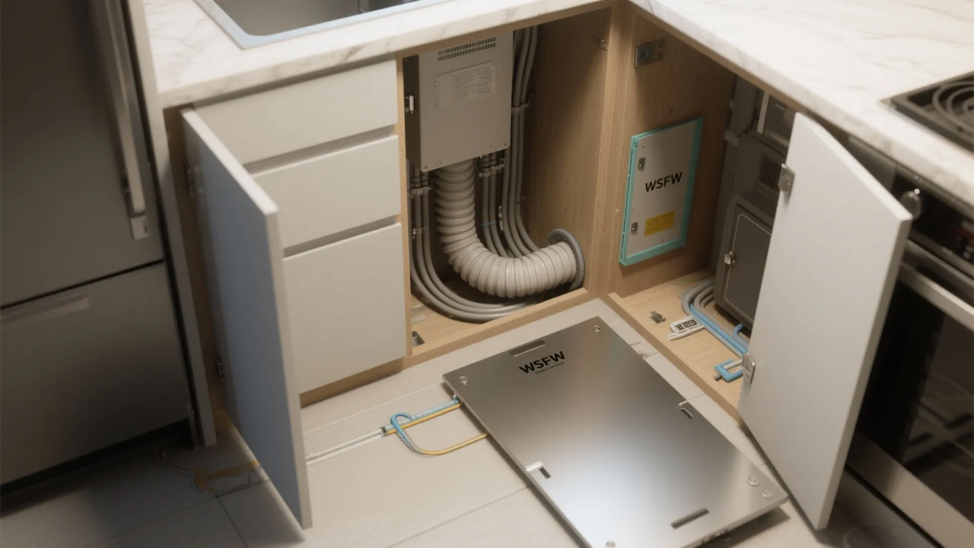 4. Integrated appliances and service chambers