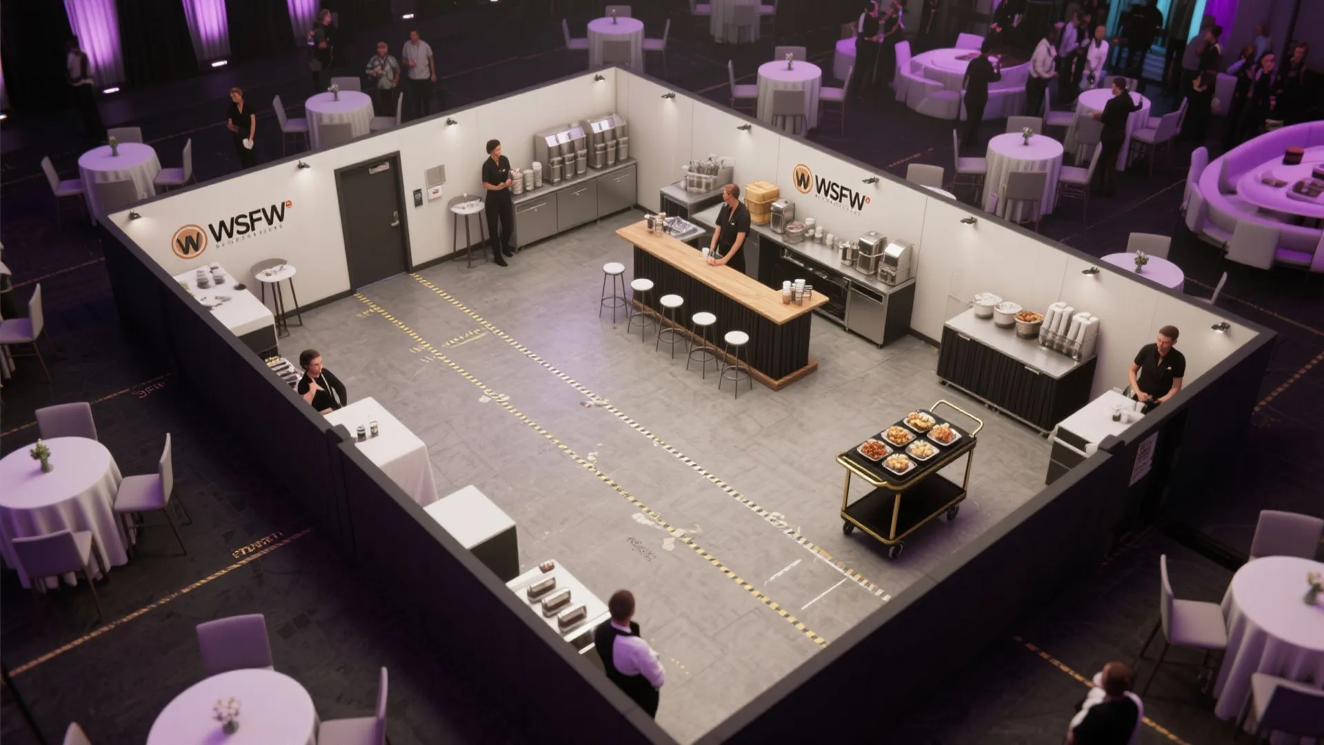 3. Service flow and compact stations