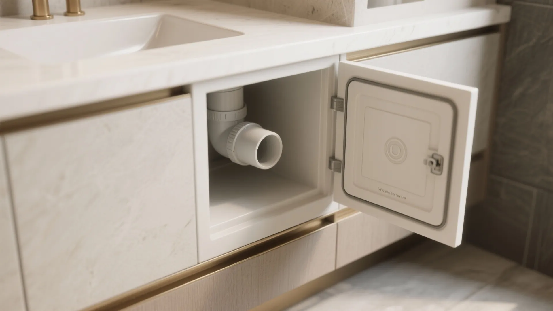 1. Seal gaps and conceal service zones