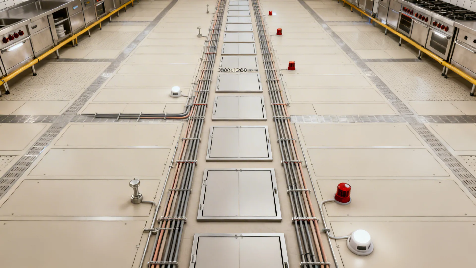 Service Lanes: Track-Mounted Utilities and Access Panels