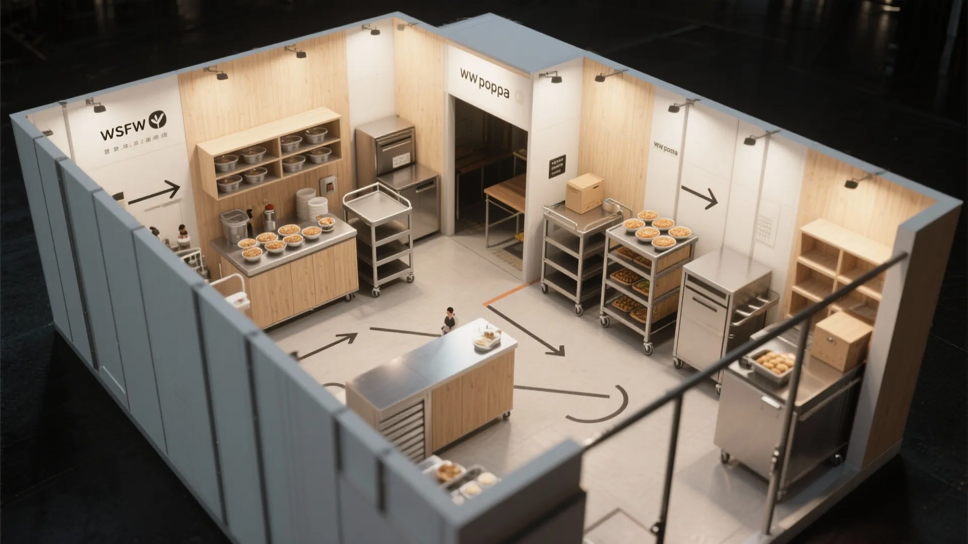 4. Efficient back‑of‑house for service flow