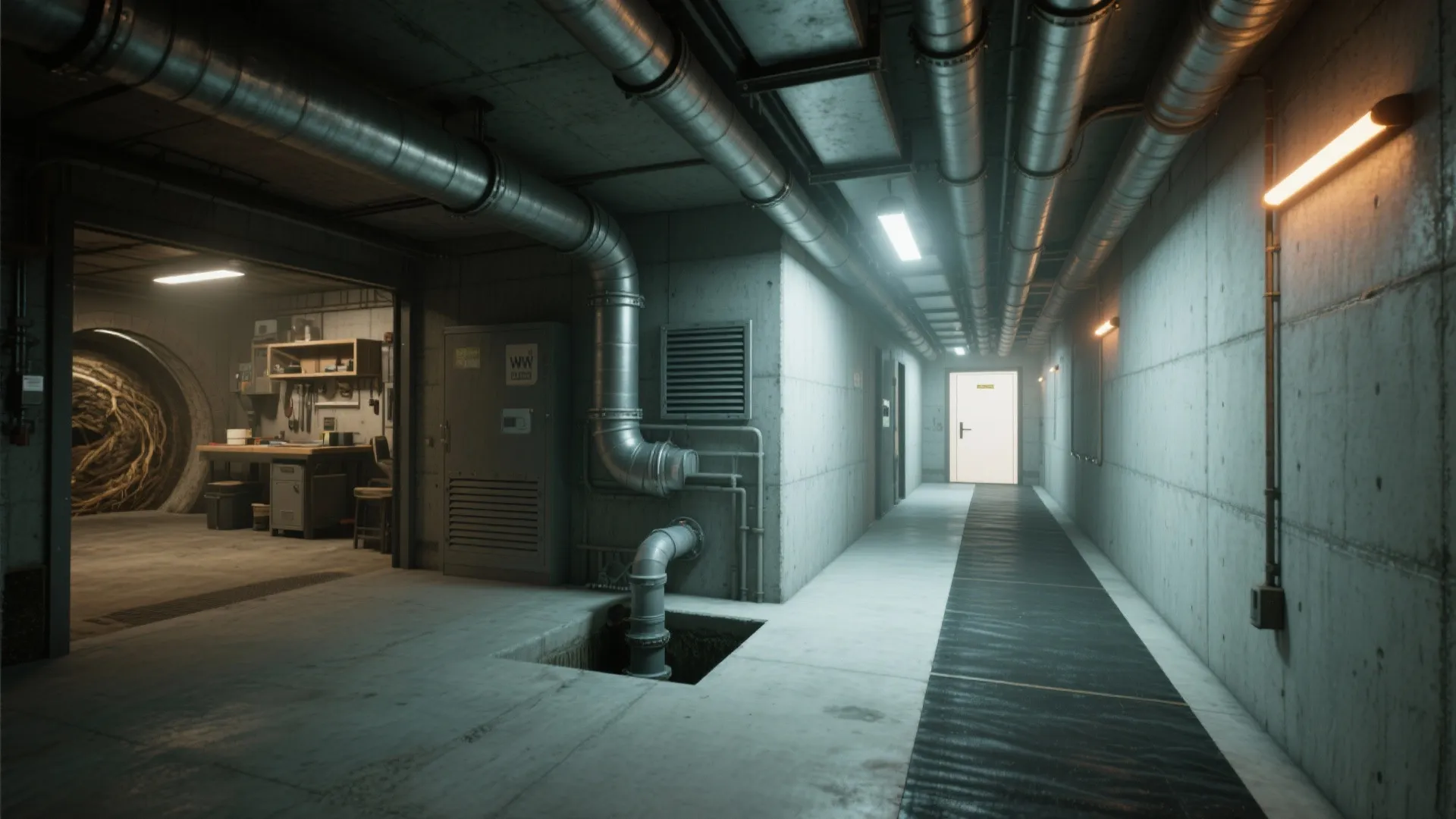 1. Short Service Tunnel: Utility-first, budget-friendly