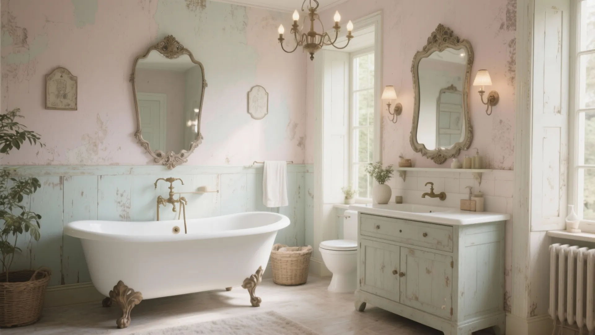 10 Shabby Chic Bathroom Decor Ideas: Charming Ways to Create a Cozy Vintage Bathroom