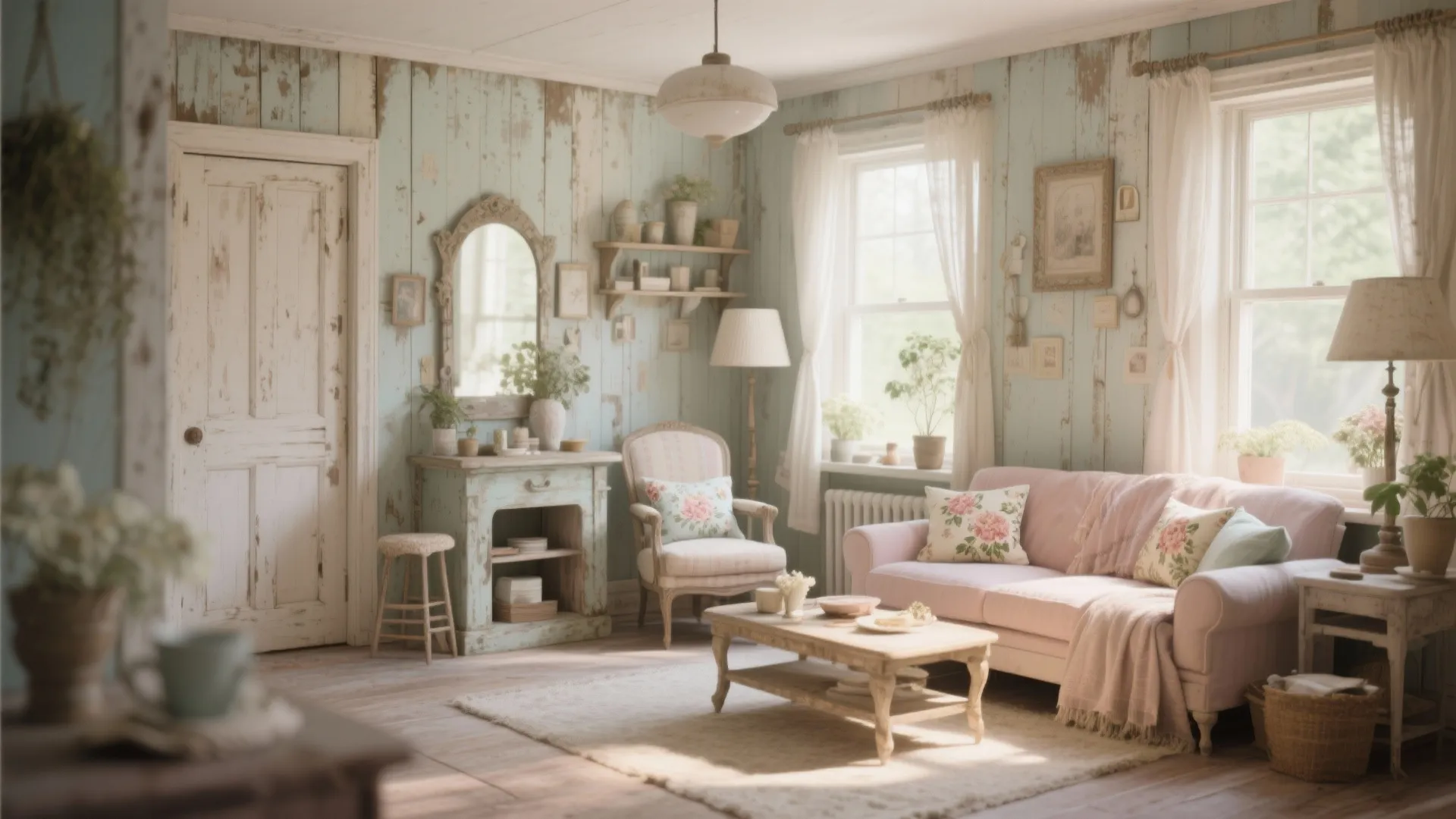 10 Shabby Chic Living Room Ideas on a Budget