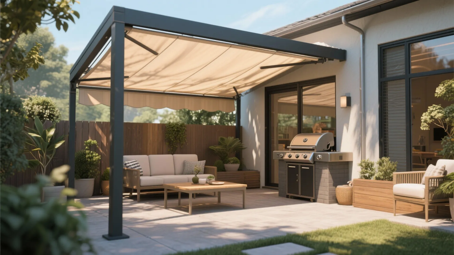 8. Retractable Shade Covers