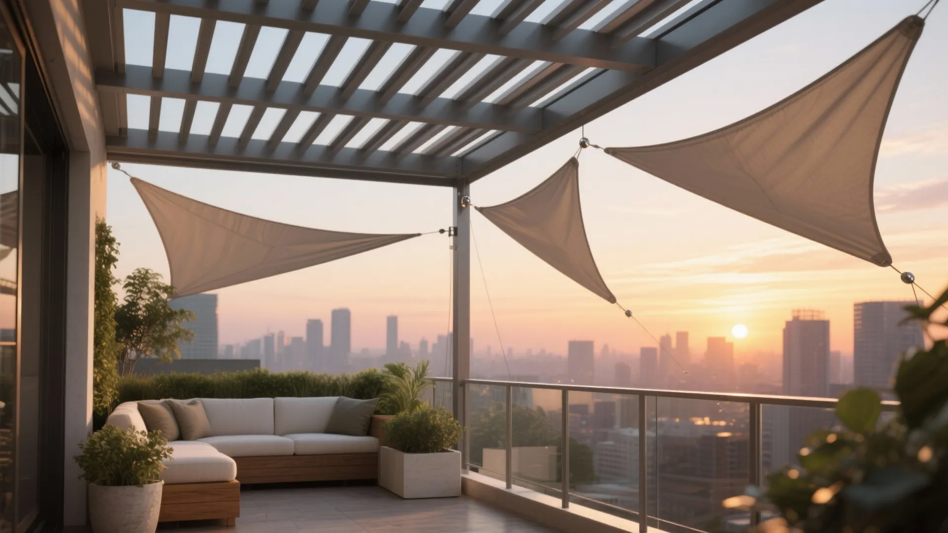 Shade and Microclimate: Pergolas, Awnings, and Sails