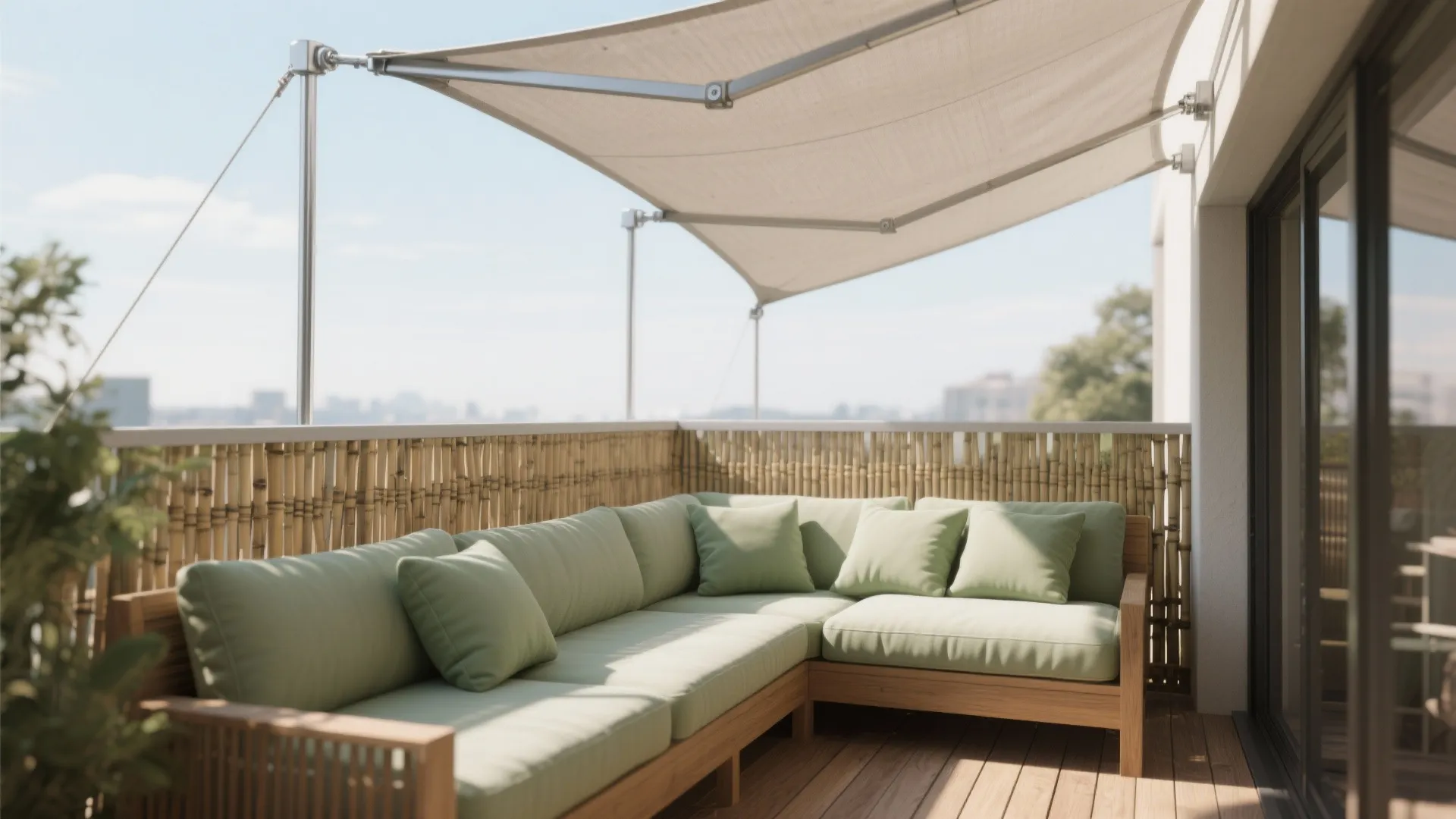 Weather-smart shade, textiles, and privacy