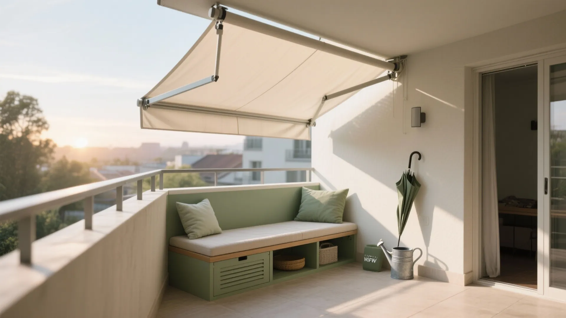 Climate-smart shade and micro-storage