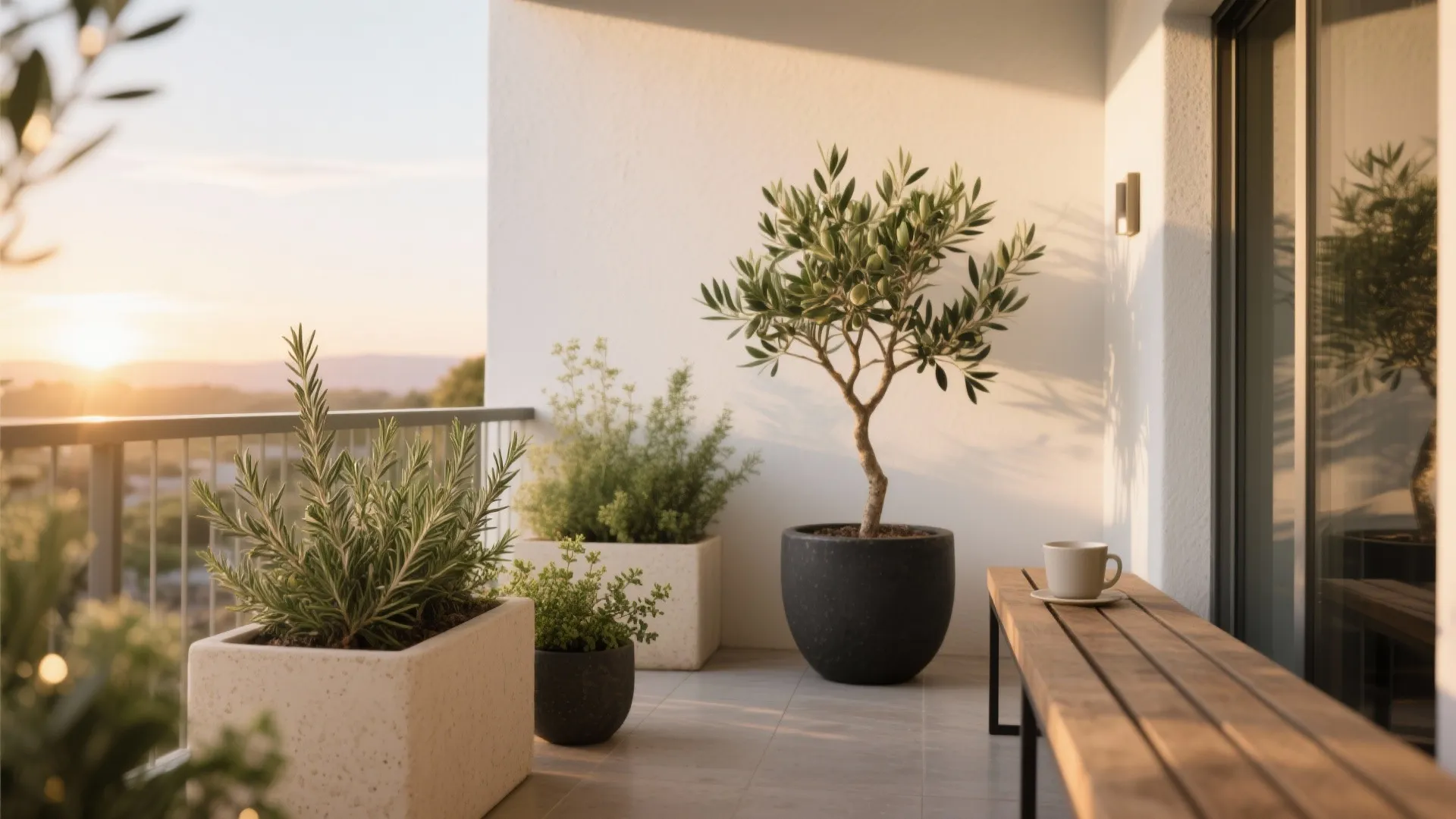 4) Shade-smart planting and golden-hour photography