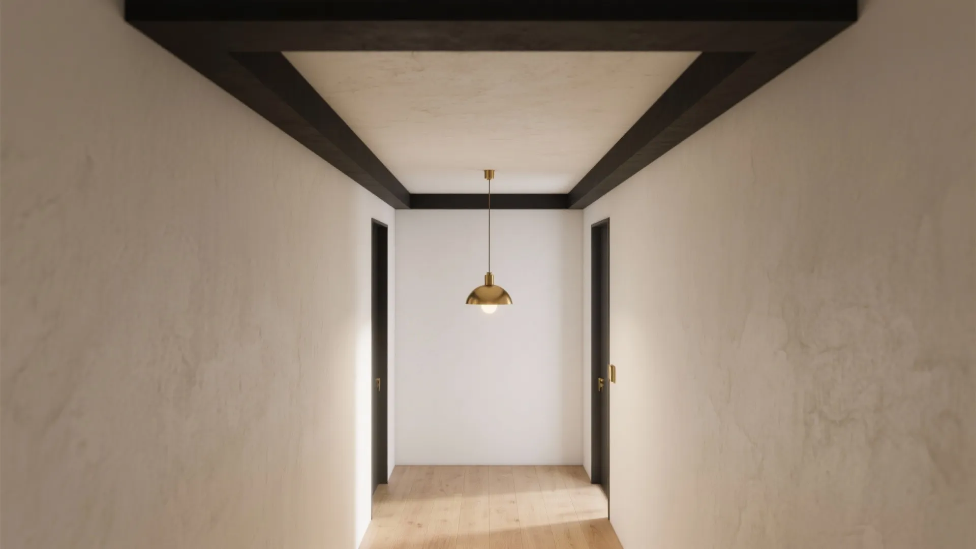 Minimalist Monolithic Ceiling with a Shadow Gap