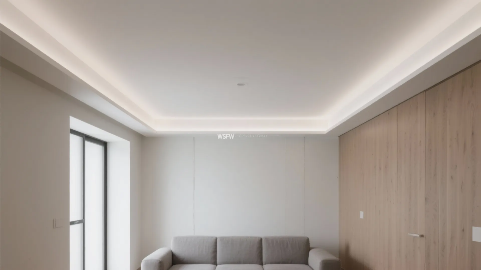 Minimalist Ceiling with Clean Trim Lines