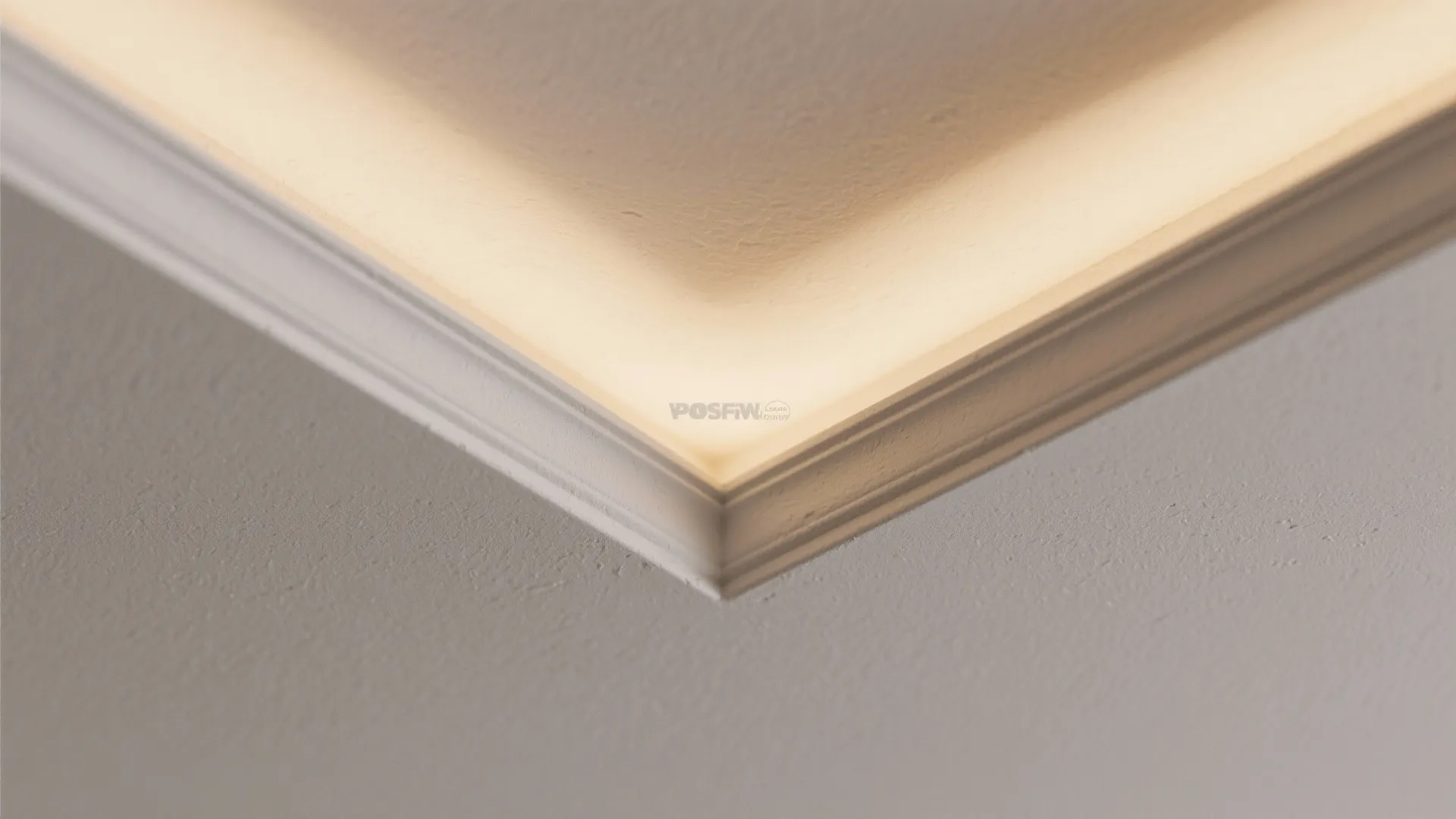 2) Floating Tray POP Ceiling with Hidden Beams