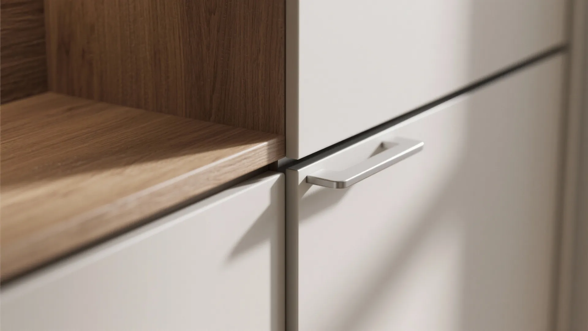 Built-in TV Wall with Concealed Cupboards