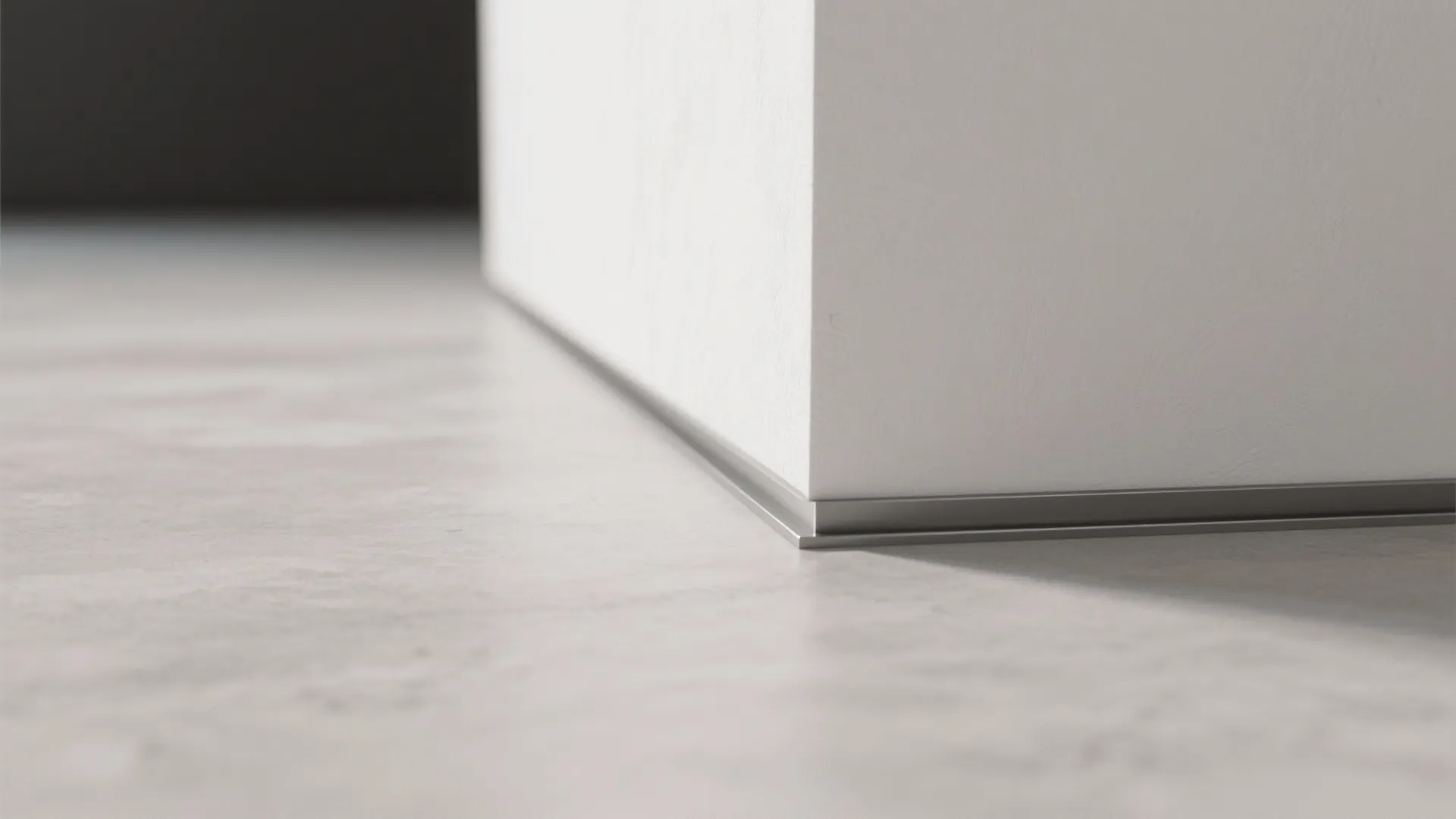 1) Minimalist Flush (Shadow Gap) Skirting