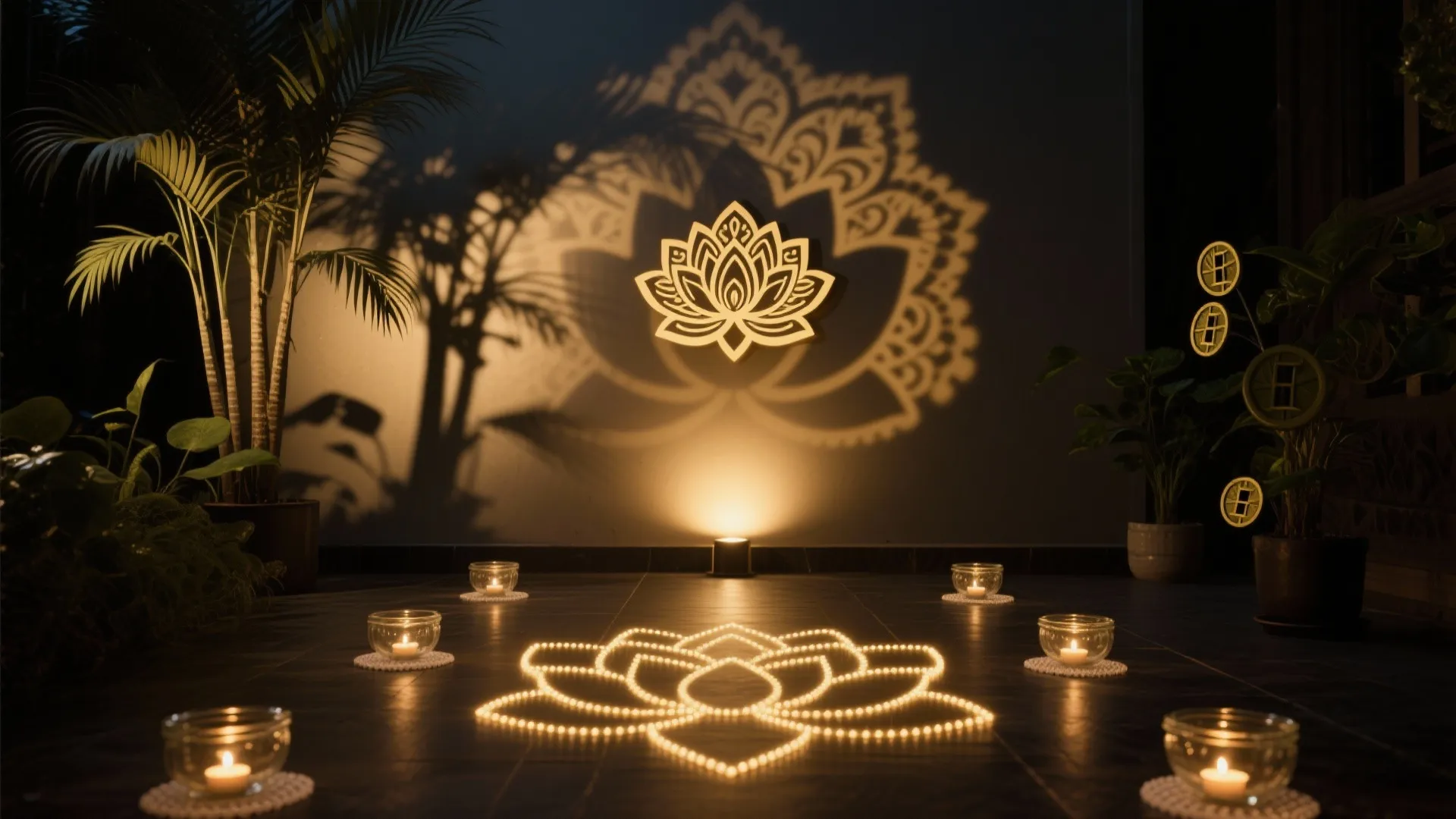 4) Shadow Play: Plants, Patterns, and Rangoli of Light