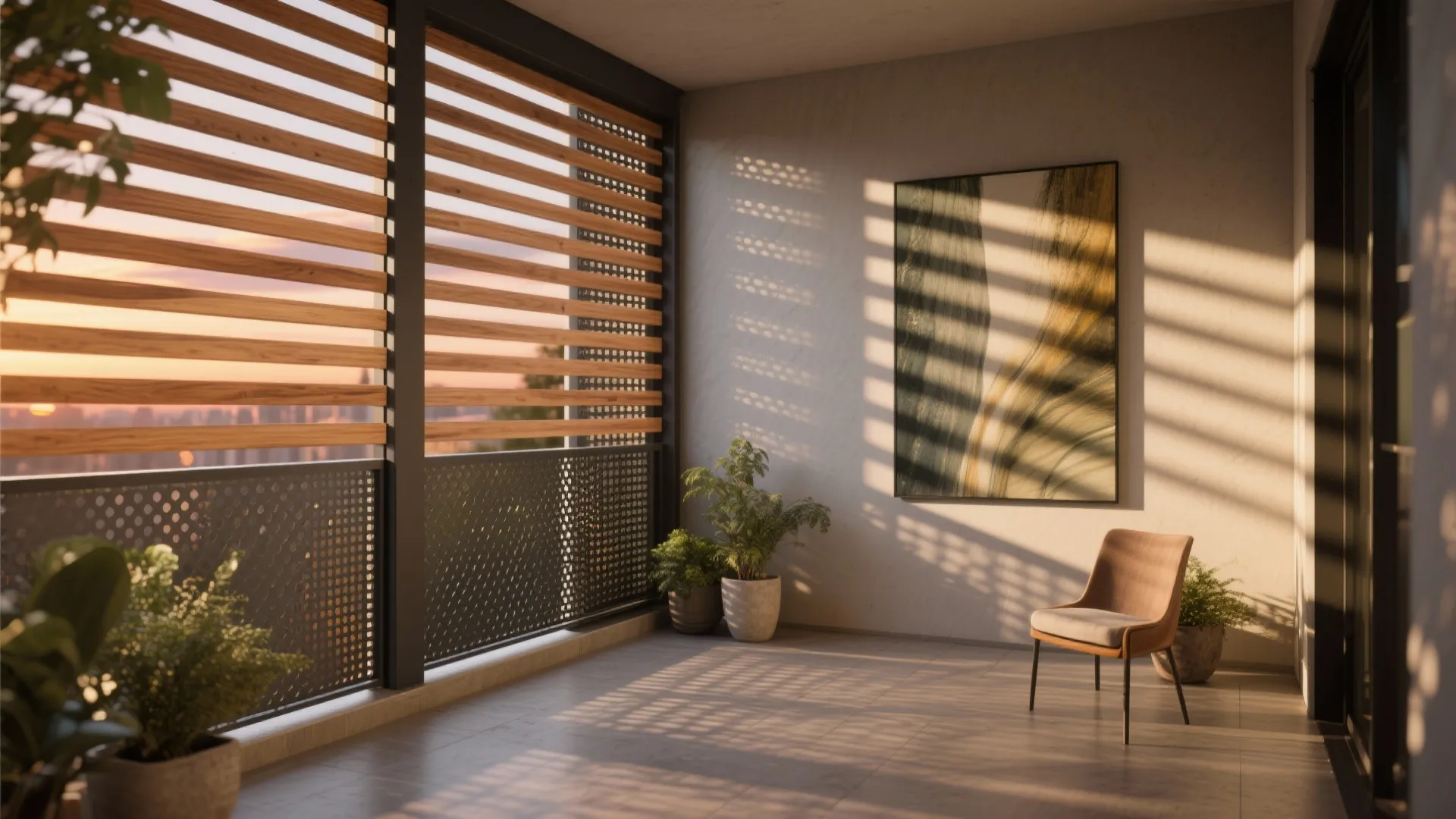 3) Light and Shadow Screens: Turn Privacy Into Art