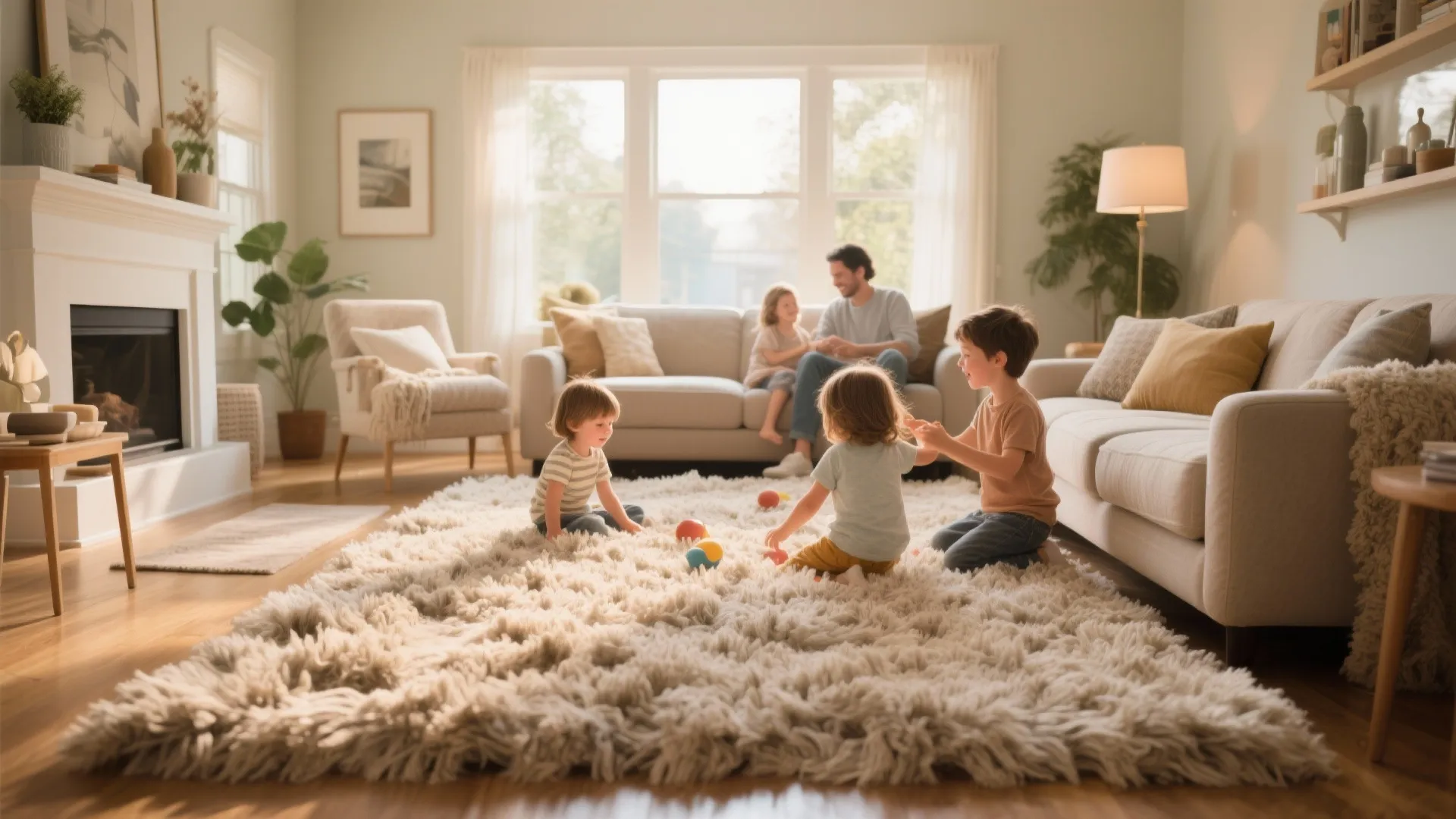10. Shaggy Comfort Rugs