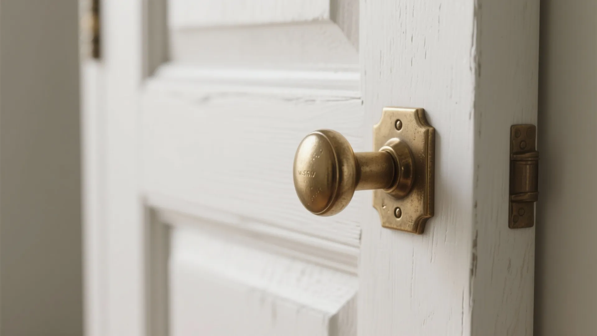1. Classic Shaker Cabinets with Warm Brass