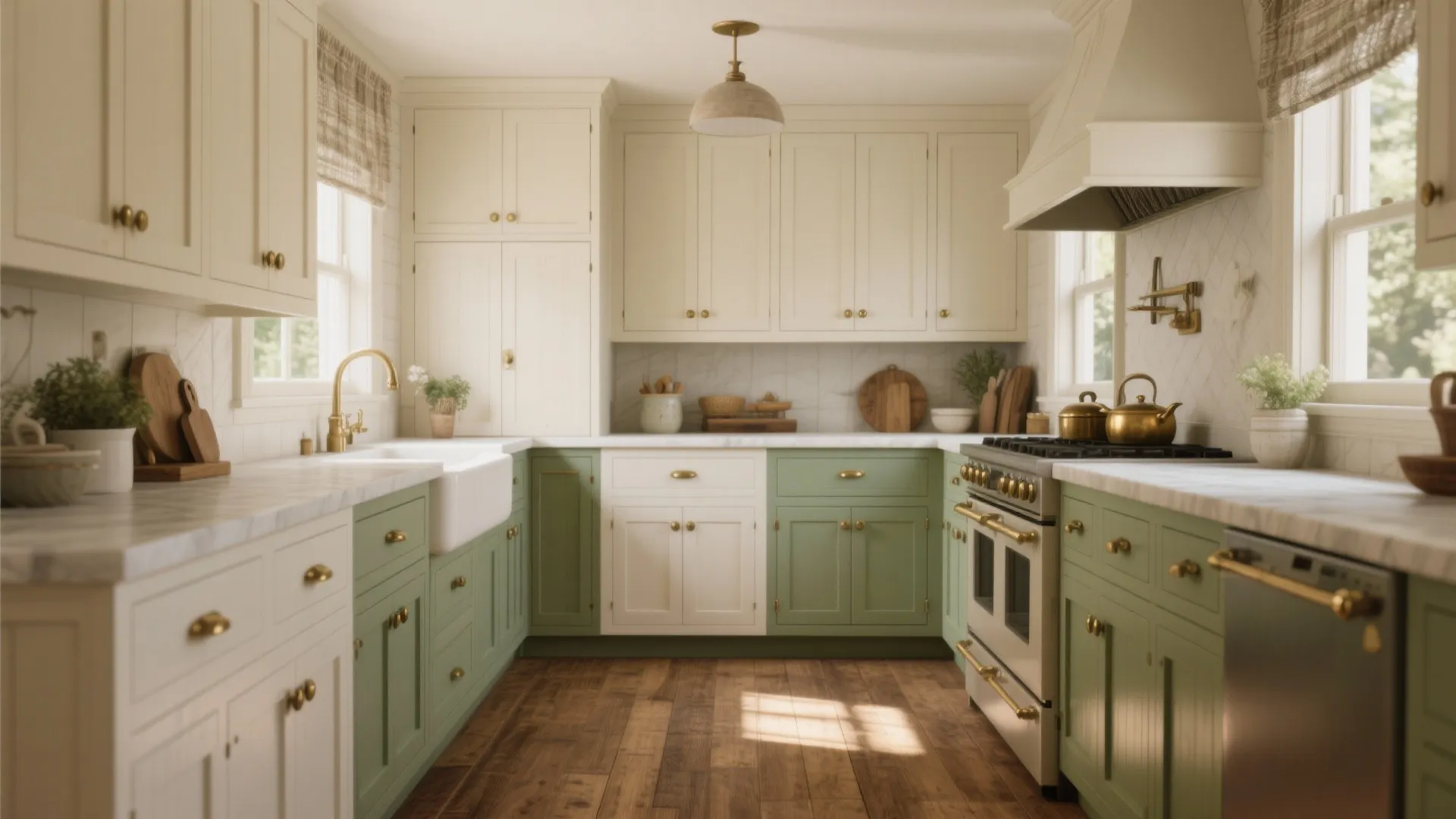 5. Shaker-style cabinets