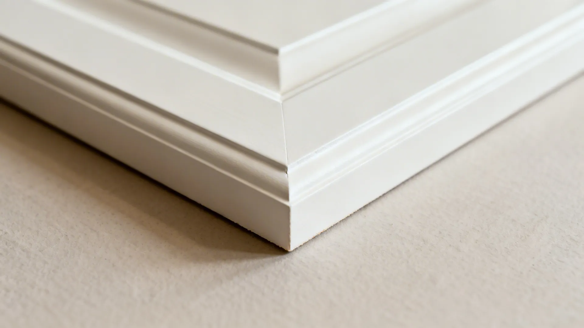 Shaker doors with slim rails—classic lines, lighter feel