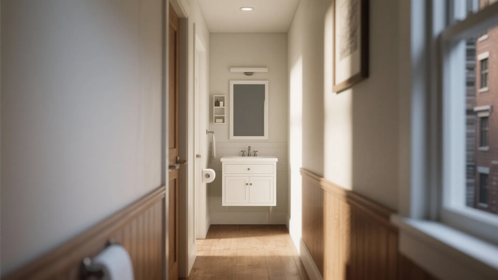 1. Shaker Simplicity with a Floating Twist