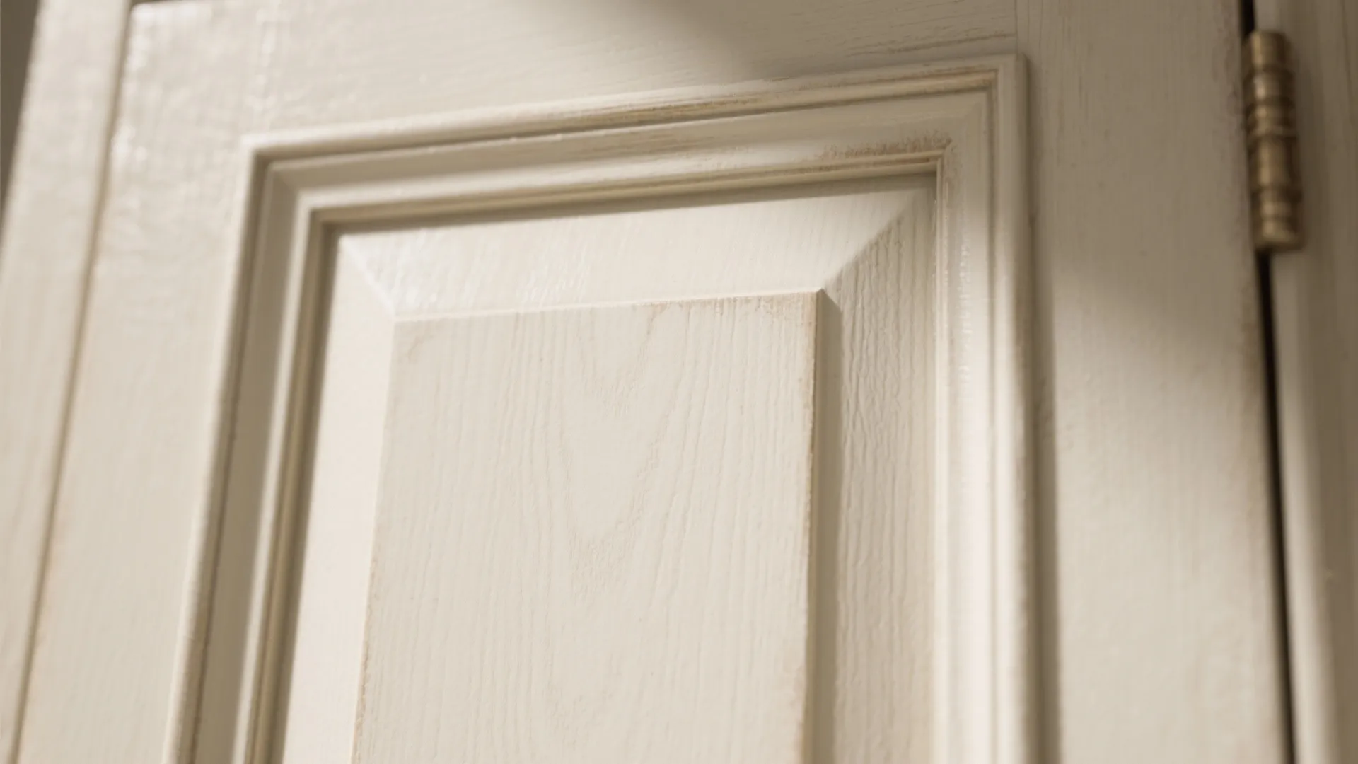 3. Shaker-style off-white for a timeless look