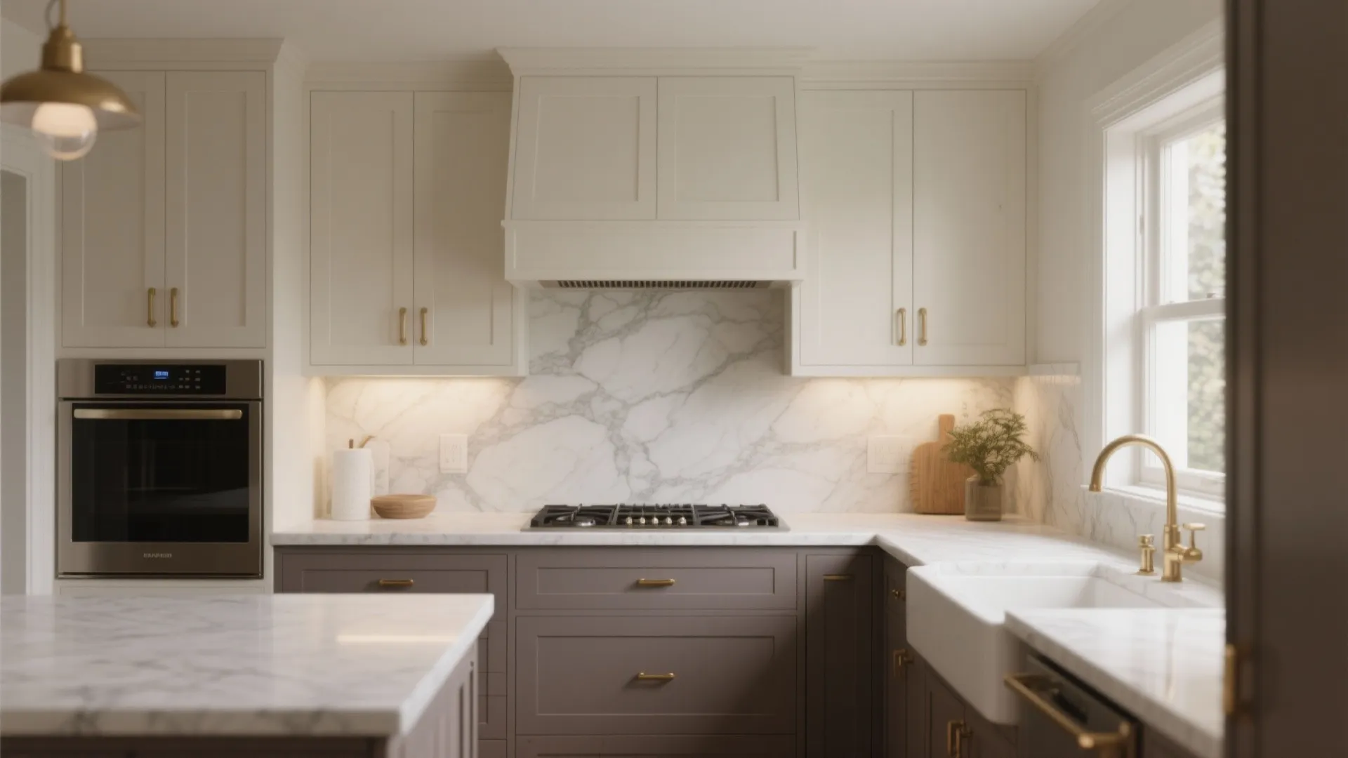 3) Kitchen: Shaker Profiles, Stone, and Smart Layout