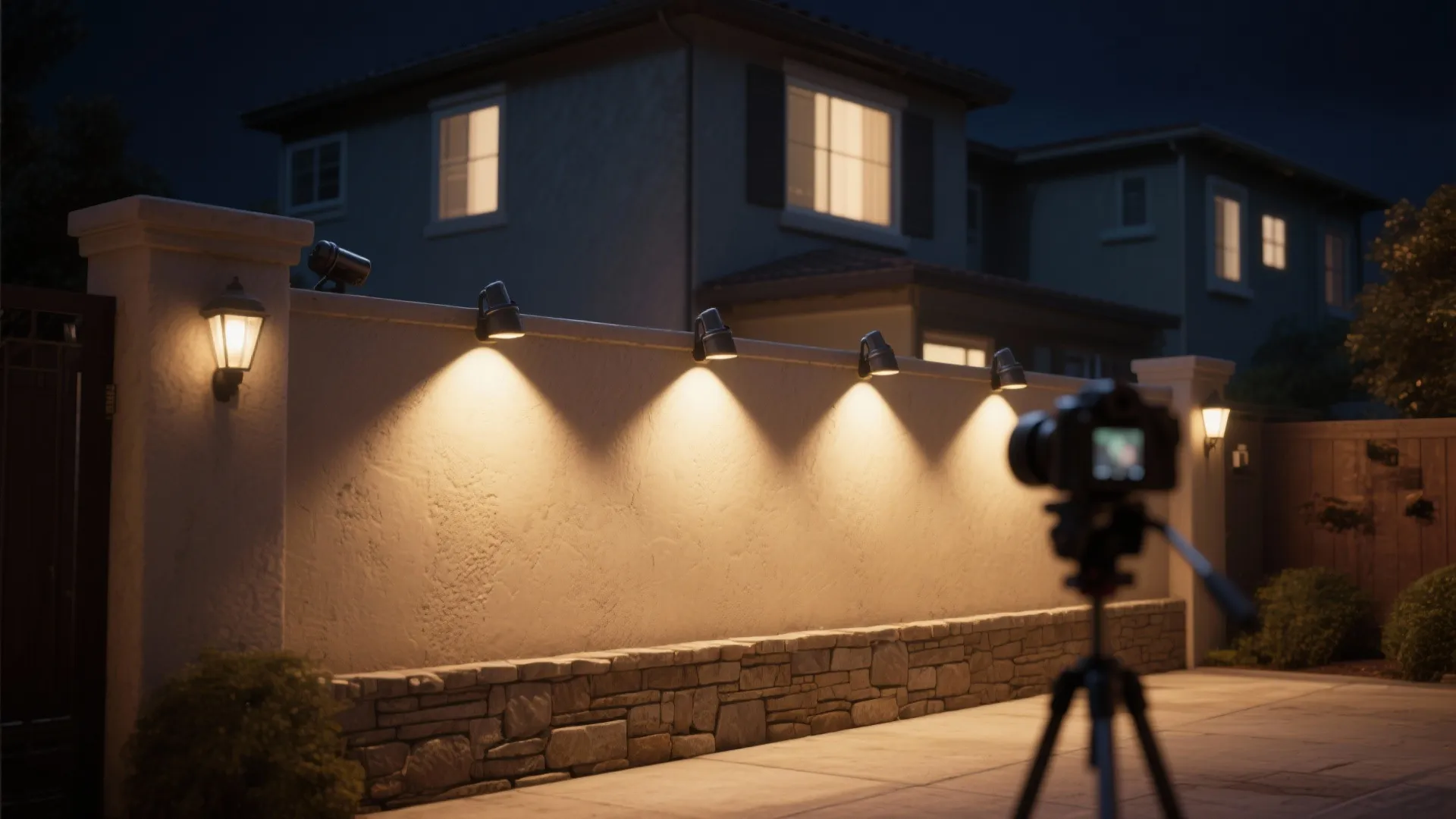 1. Shallow Angle Wall Wash for Textured Walls