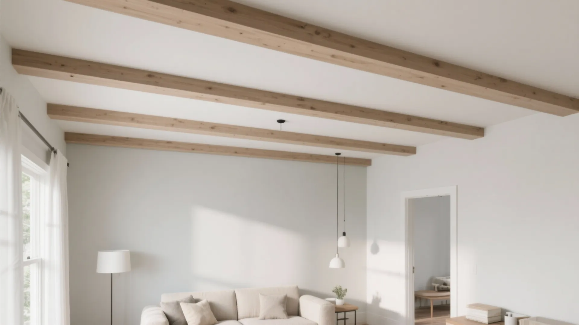 Idea 2: Shallow beams for rhythm, not weight