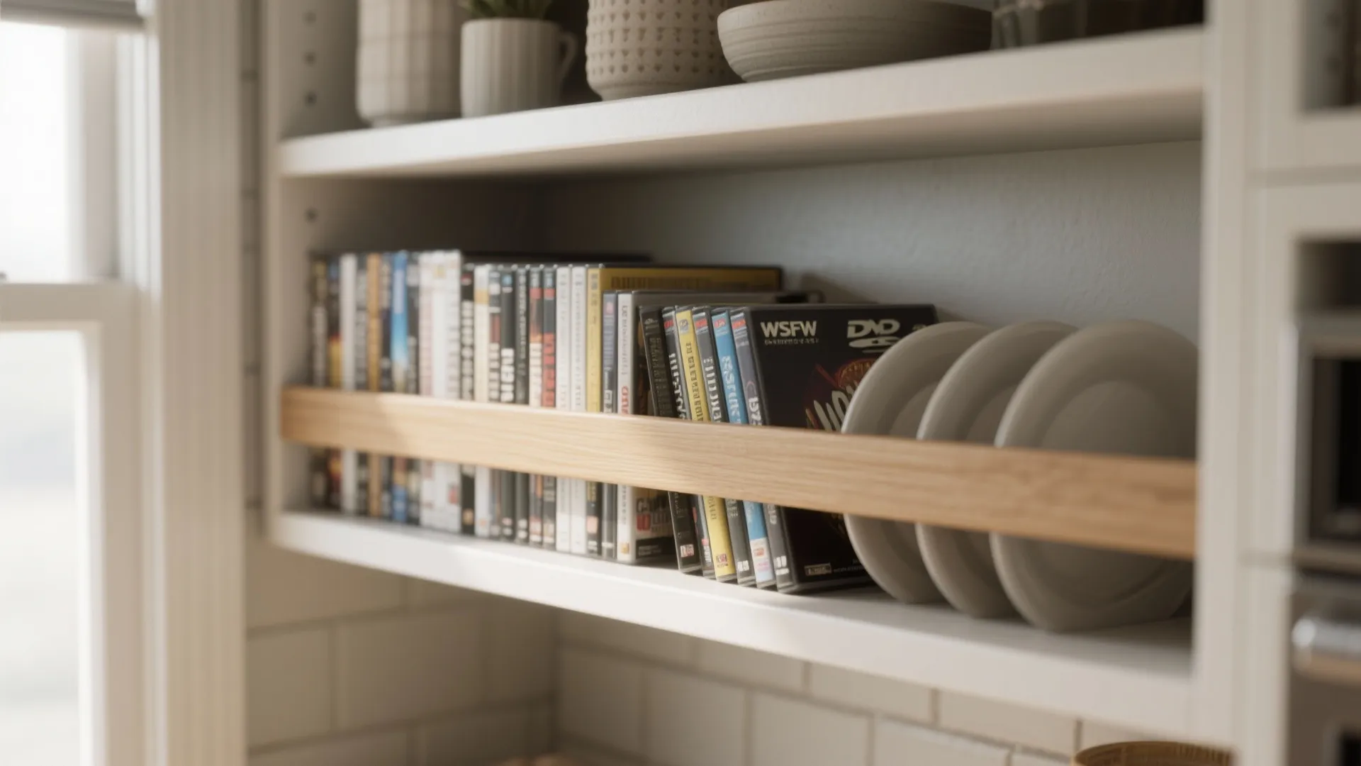 2. Repurpose a shallow kitchen or hallway cabinet