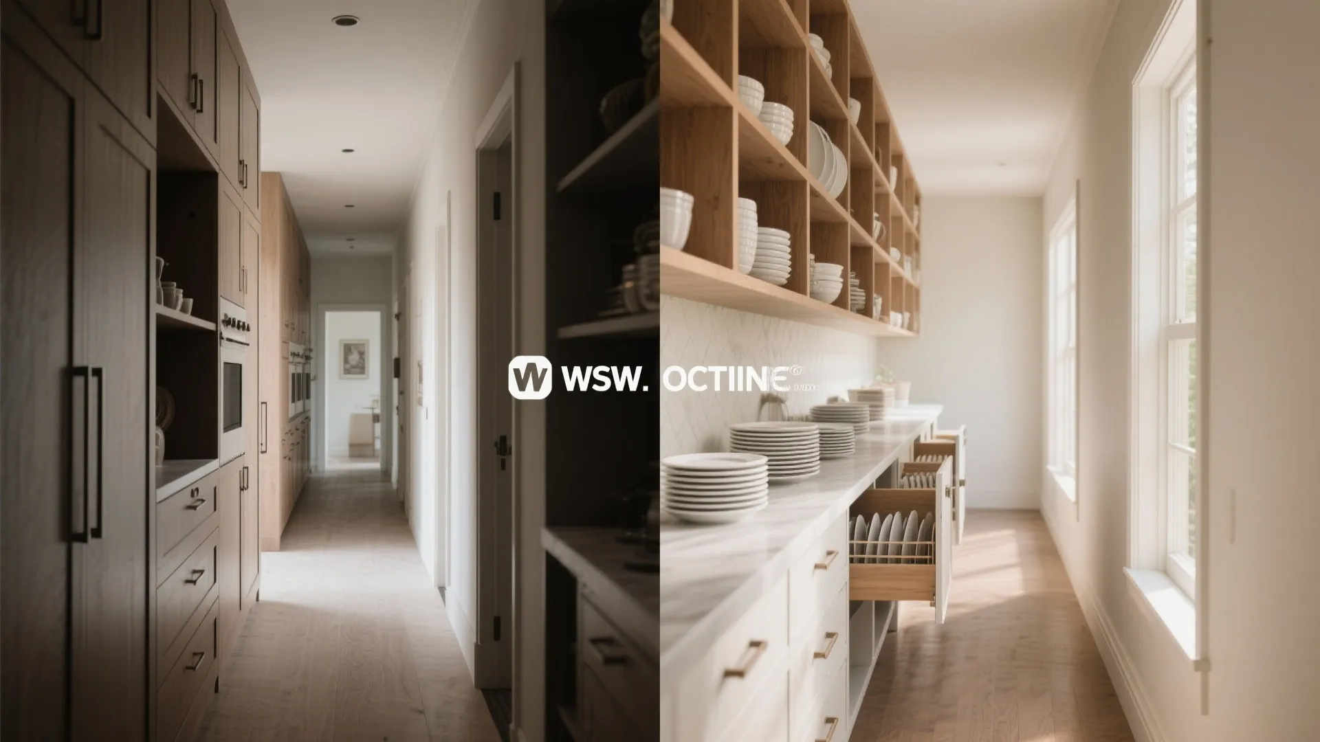 5. Custom shallow cabinets and 3D visualization