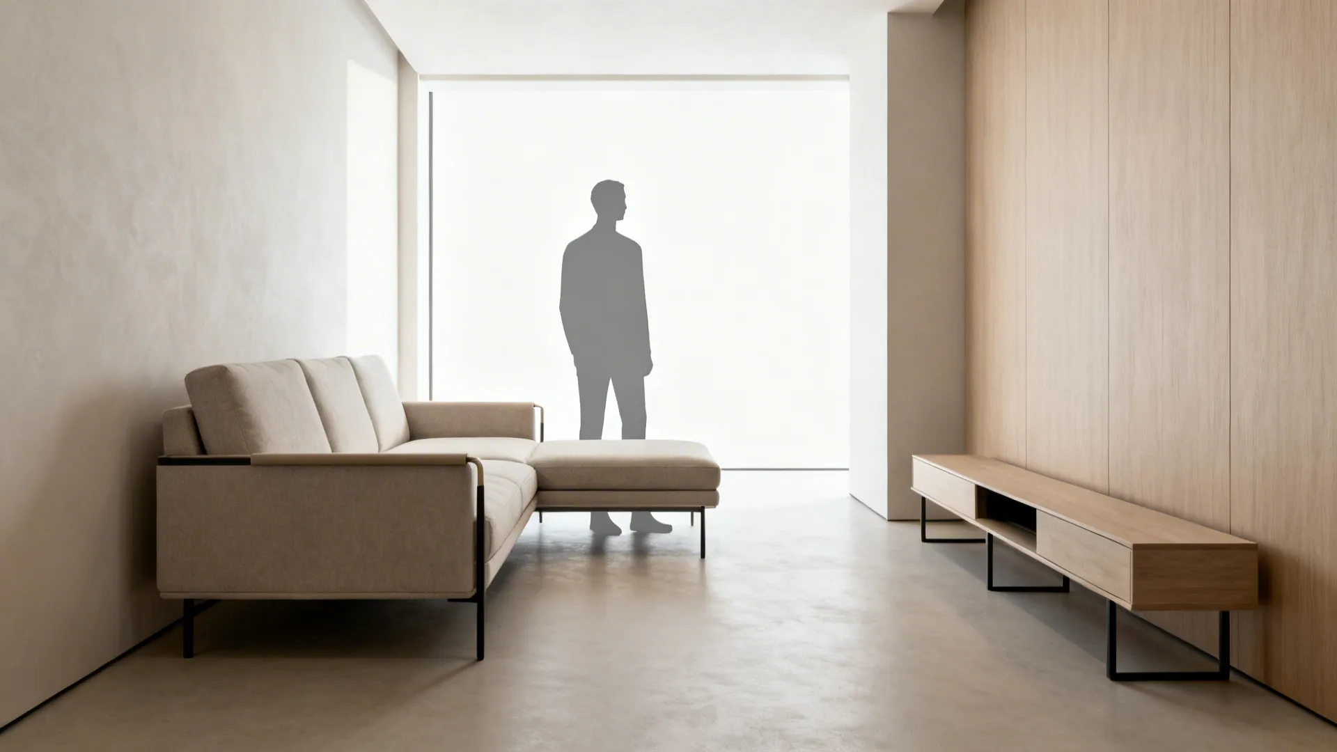 2. Opt for a shallow-depth chaise