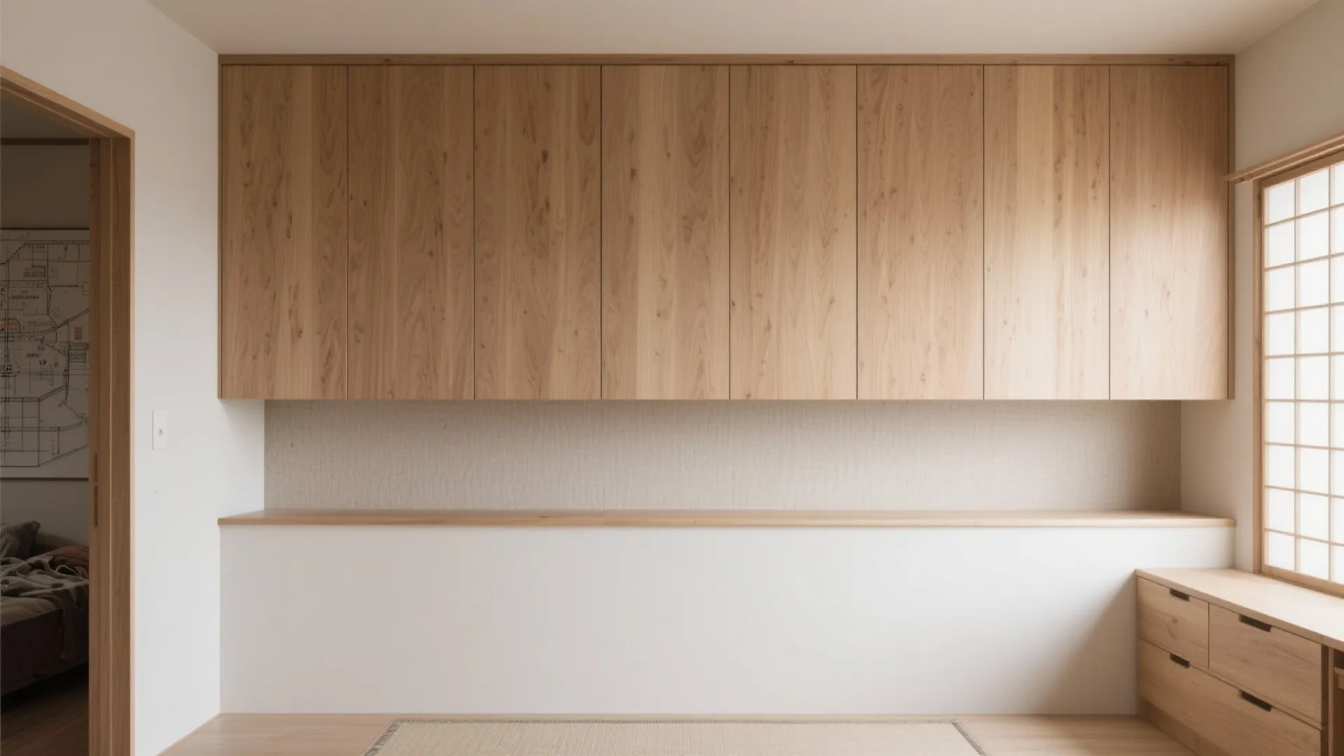 Tips 4: 収納は“高さで稼ぐ”より“連続面で薄く”（収納技巧）