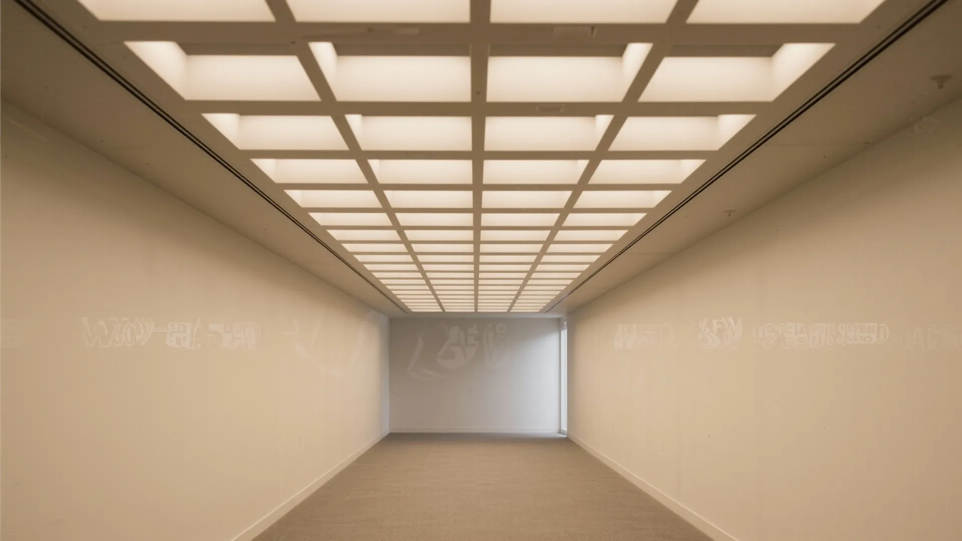 4) Ultra-Shallow Coffered Grid for Low Ceilings