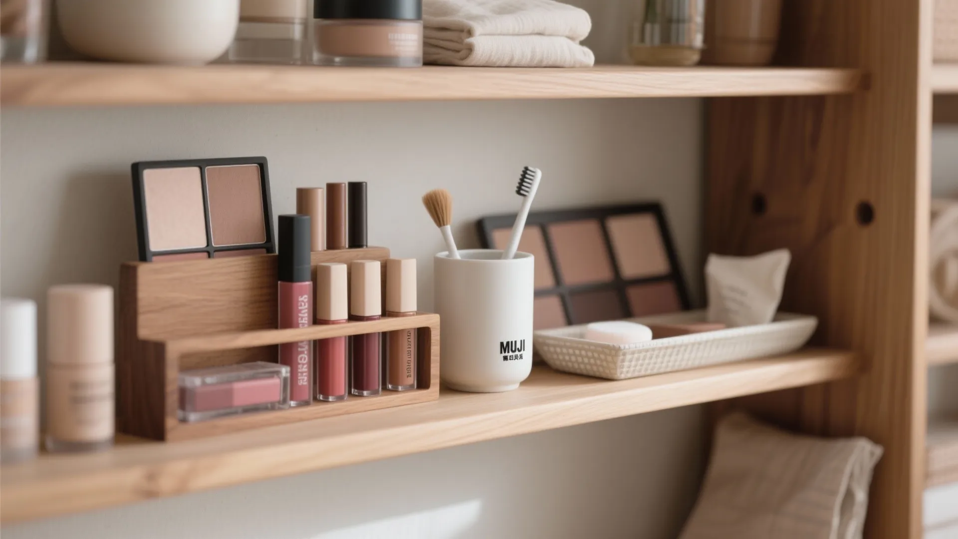 Tips 3: 小さな引き出しより“浅い棚＋立てる収納”（収納技巧・小空間収納）