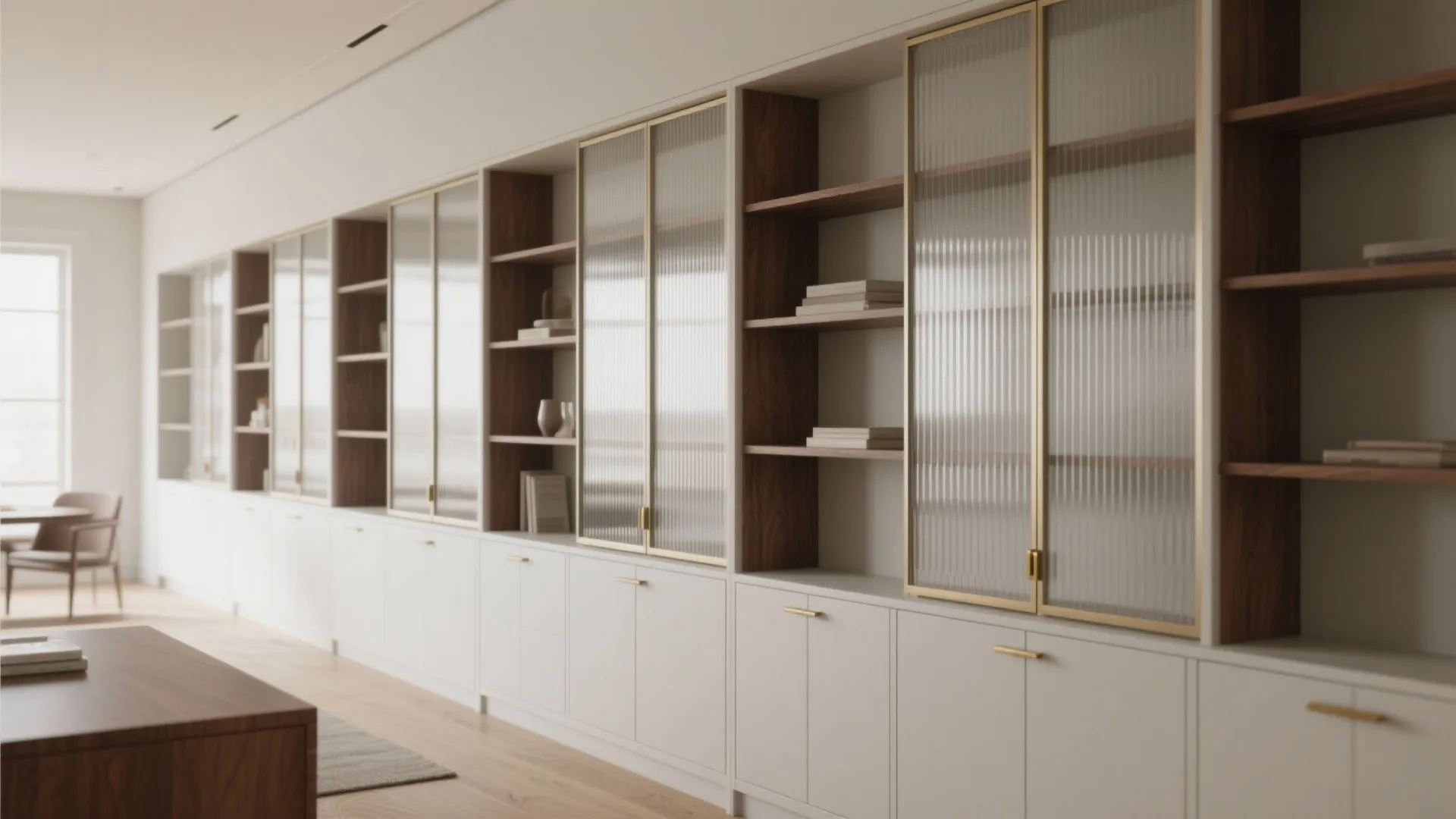 Build shallow storage walls