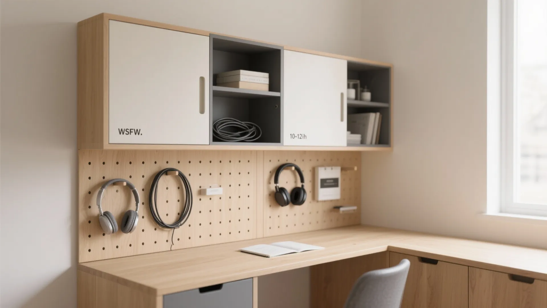 Storage that doubles as visual calm