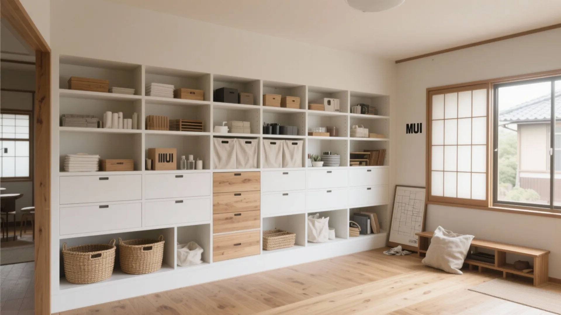 Tips 2: 収納は“高さ”より“奥行き”を抑える（小空間収納・日式風格）